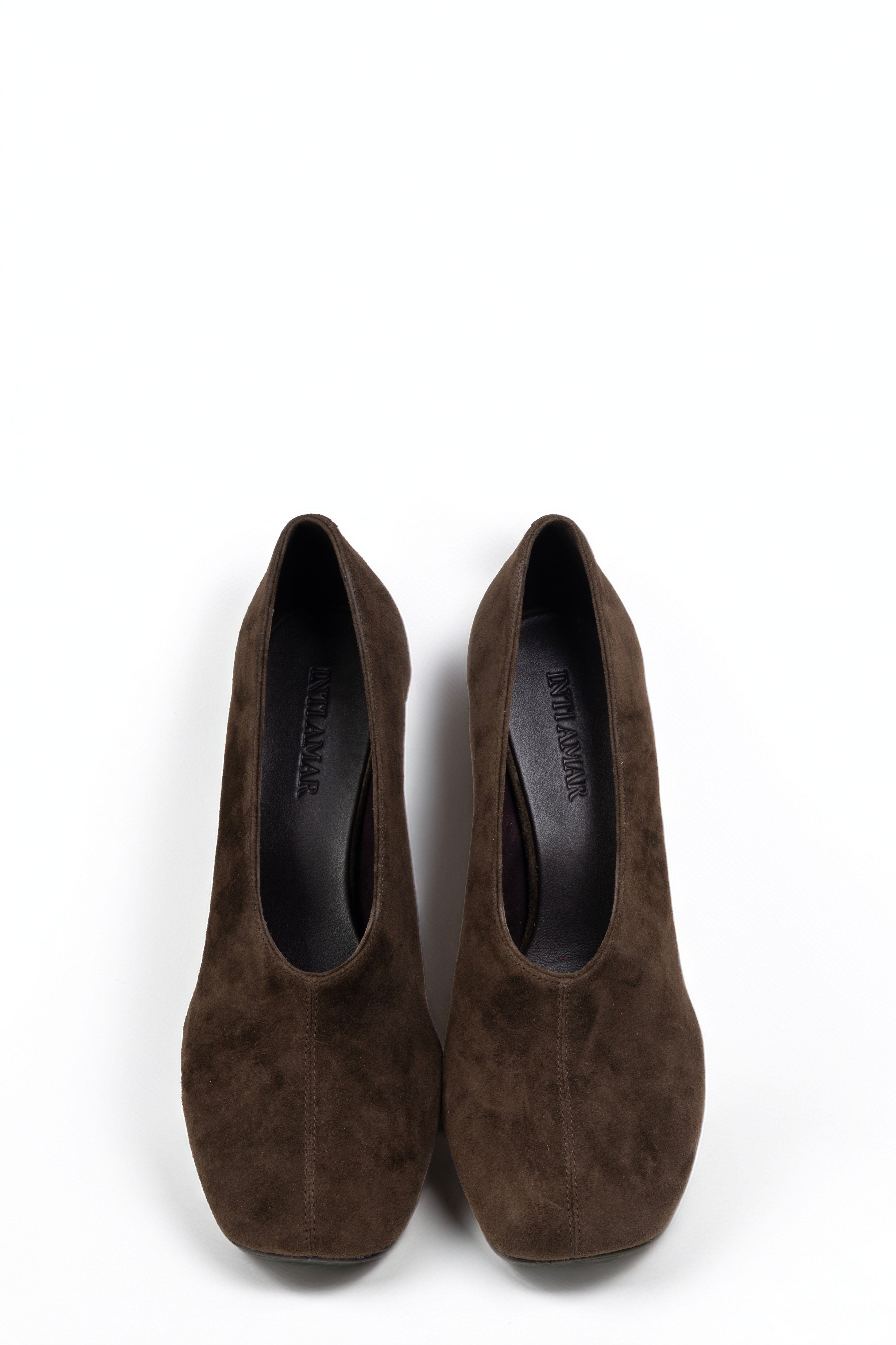 The Arc Pump Suede - Dark Brown
