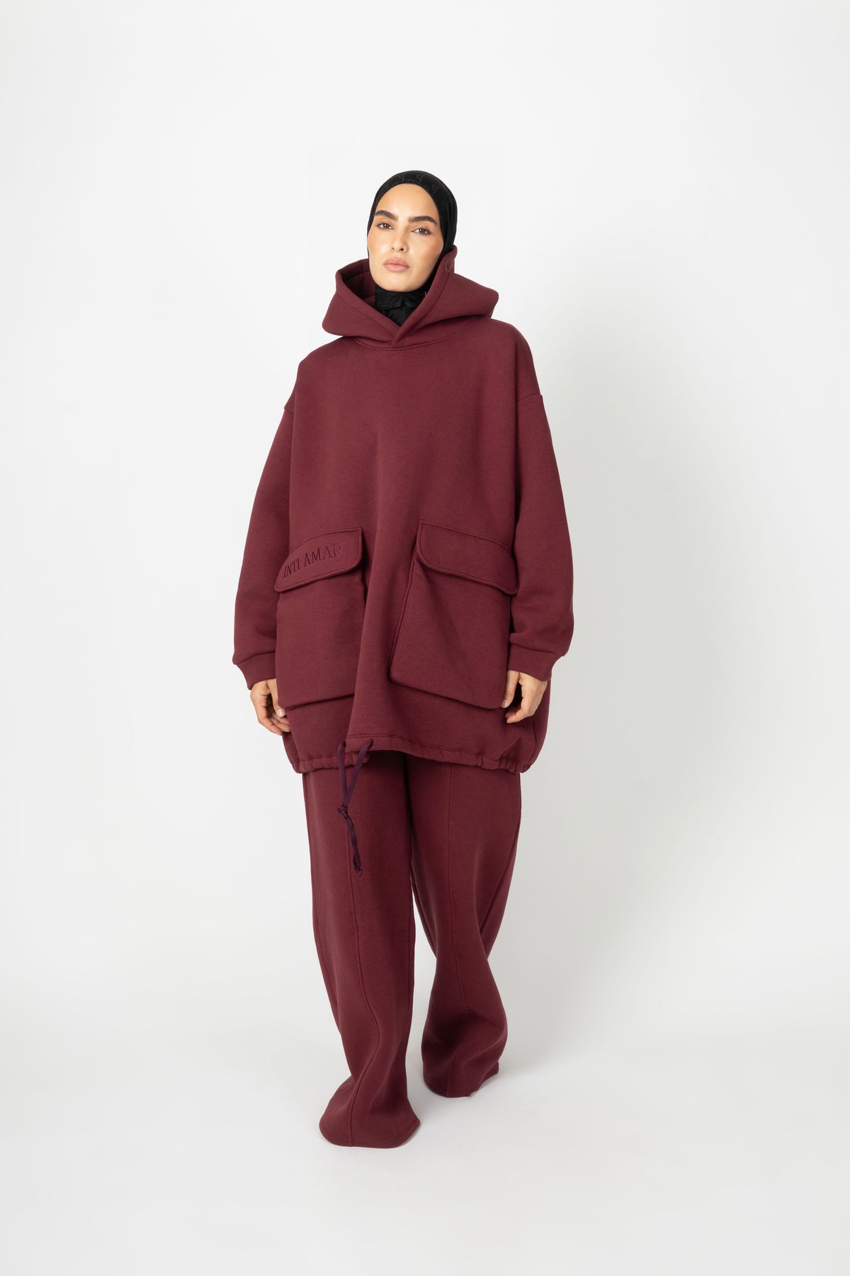 Soft Lounge Pants - Bordeaux