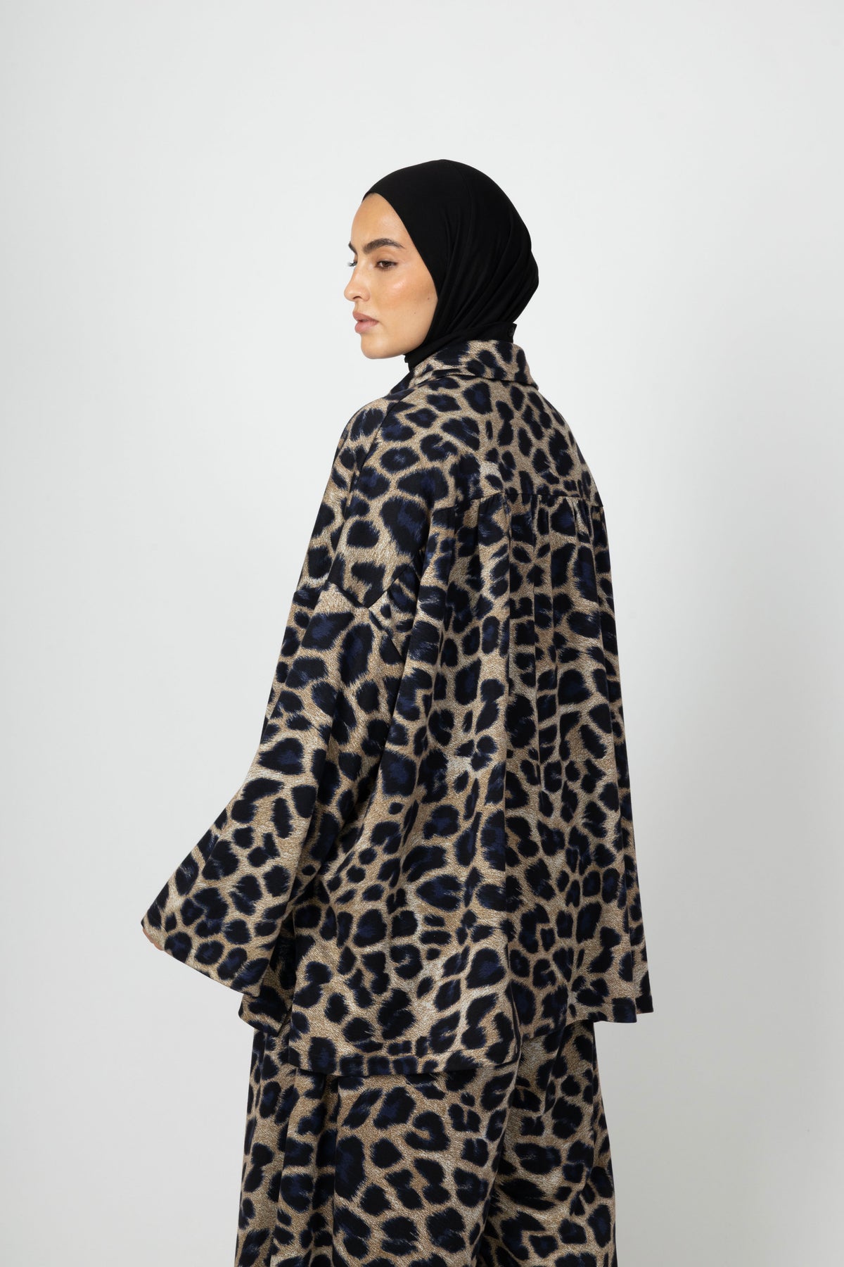 Wide Twinset - Taupe Leopard