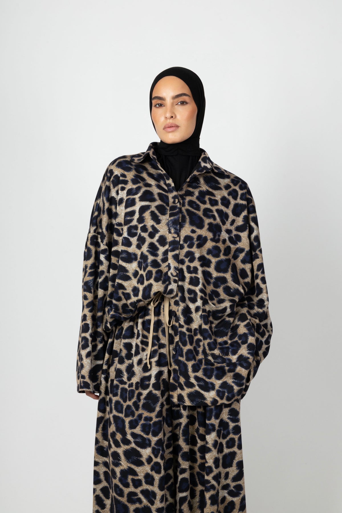 Wide Twinset - Taupe Leopard