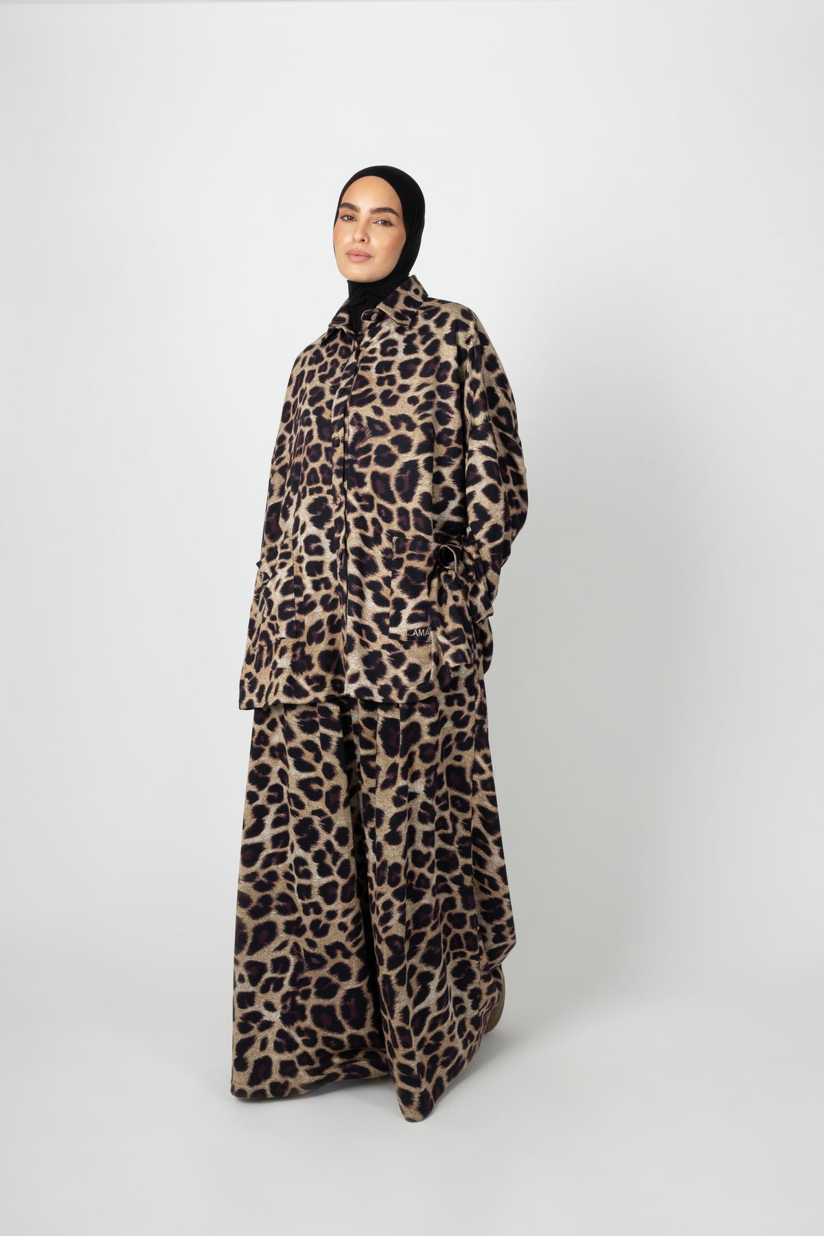 Wide Twinset - Caramel Leopard