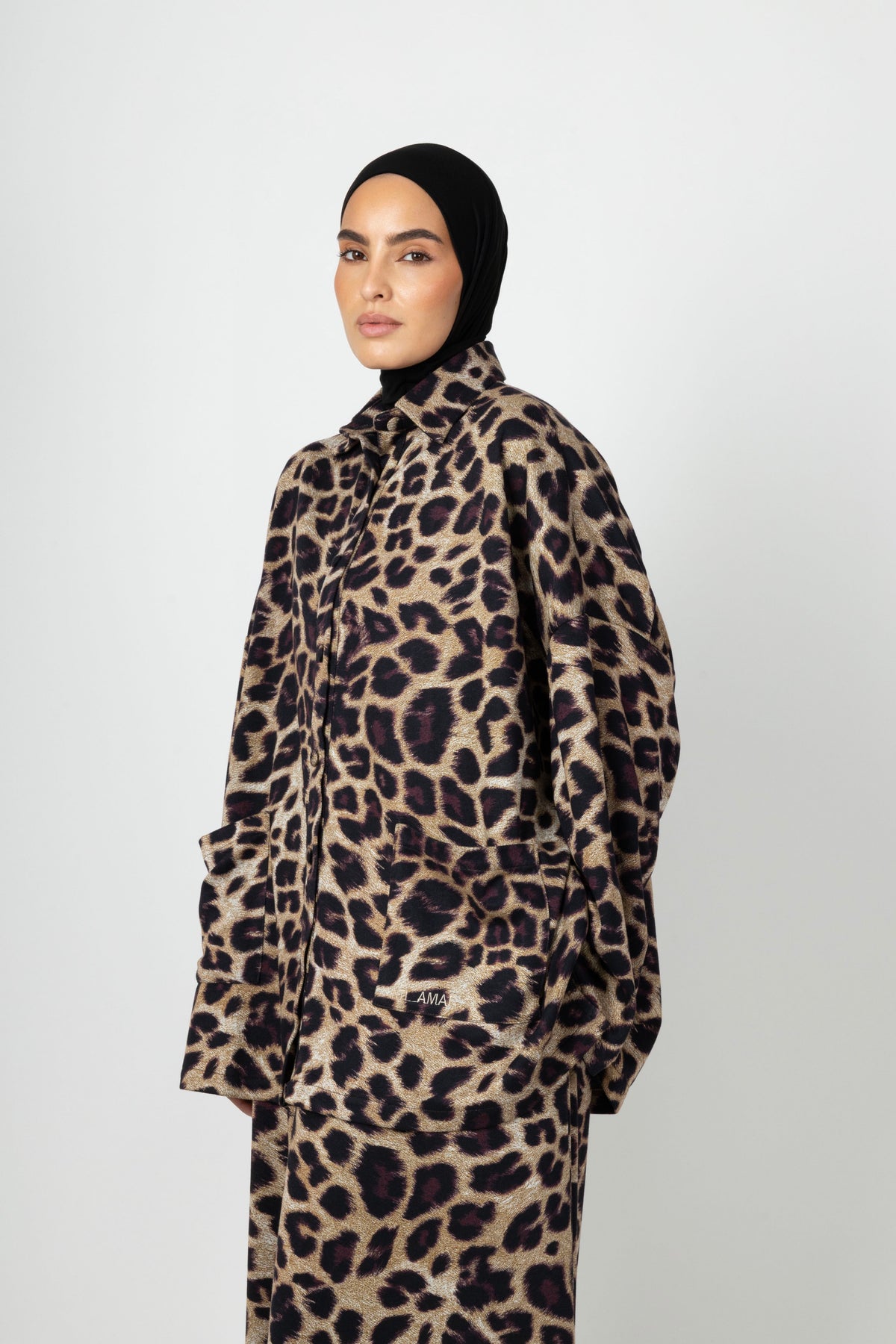 Wide Twinset - Caramel Leopard