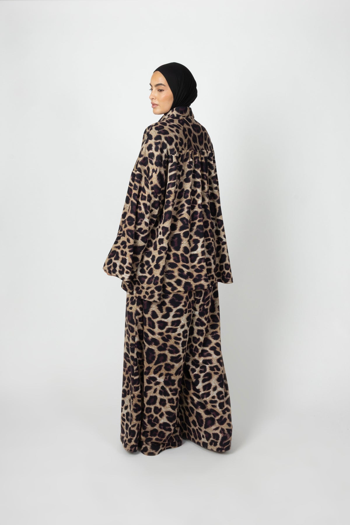 Wide Twinset - Caramel Leopard