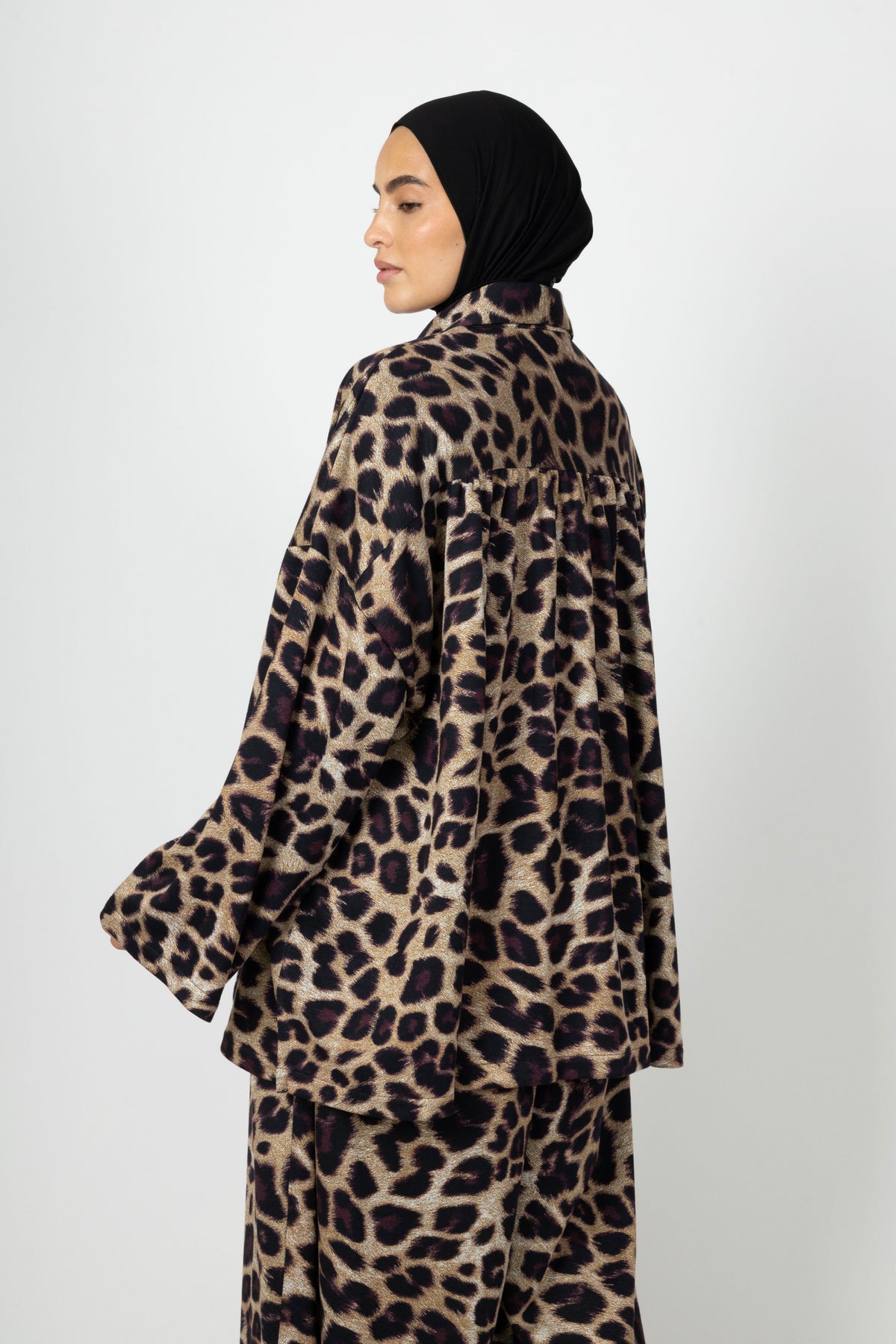Wide Twinset - Caramel Leopard