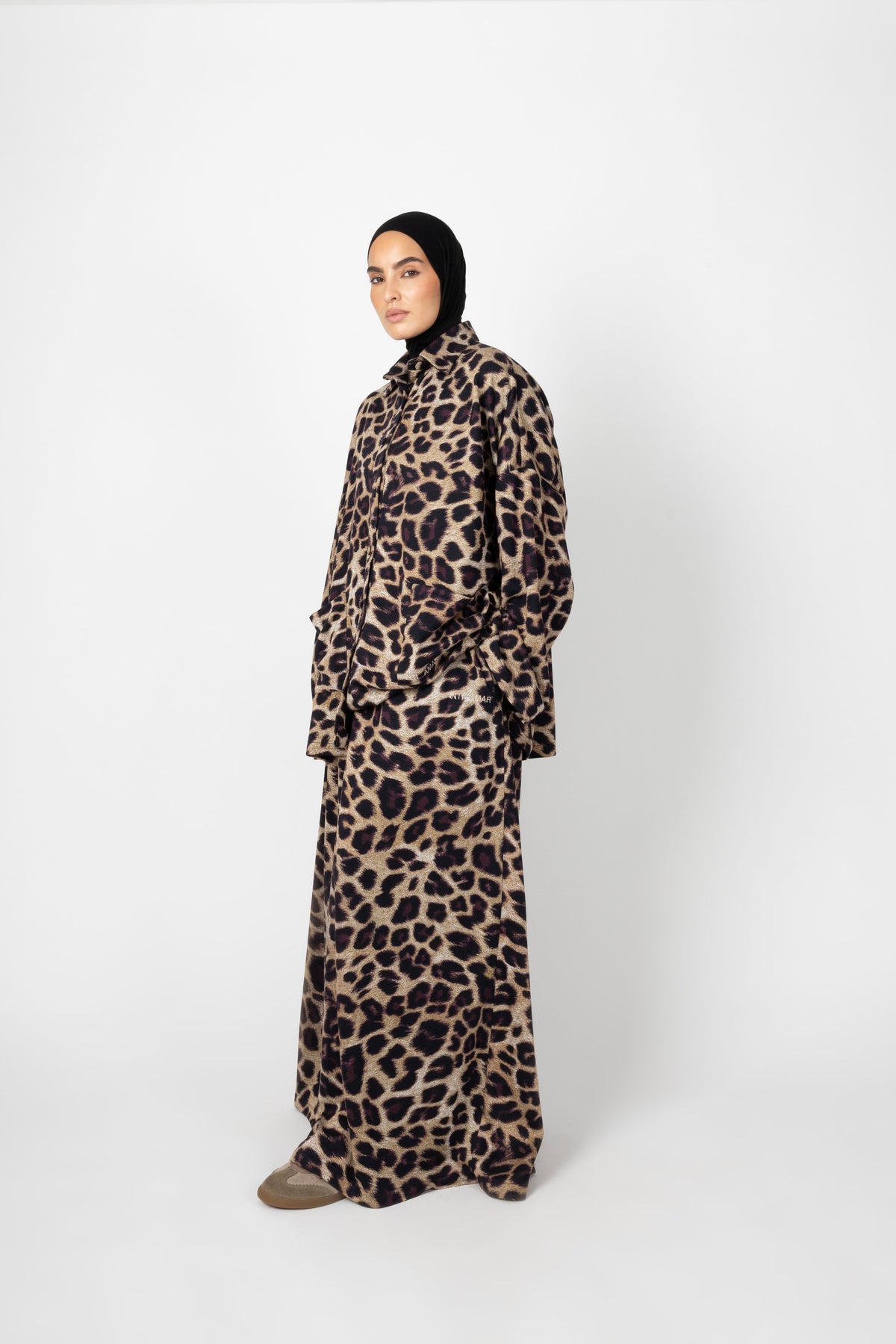 Wide Twinset - Caramel Leopard