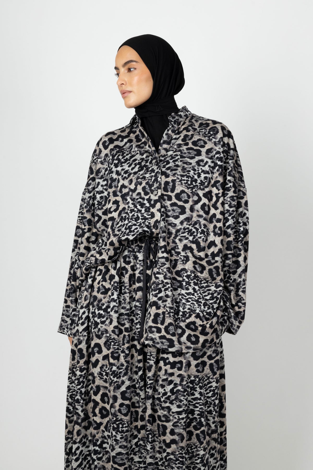 Wide Twinset - Monochrome Animal