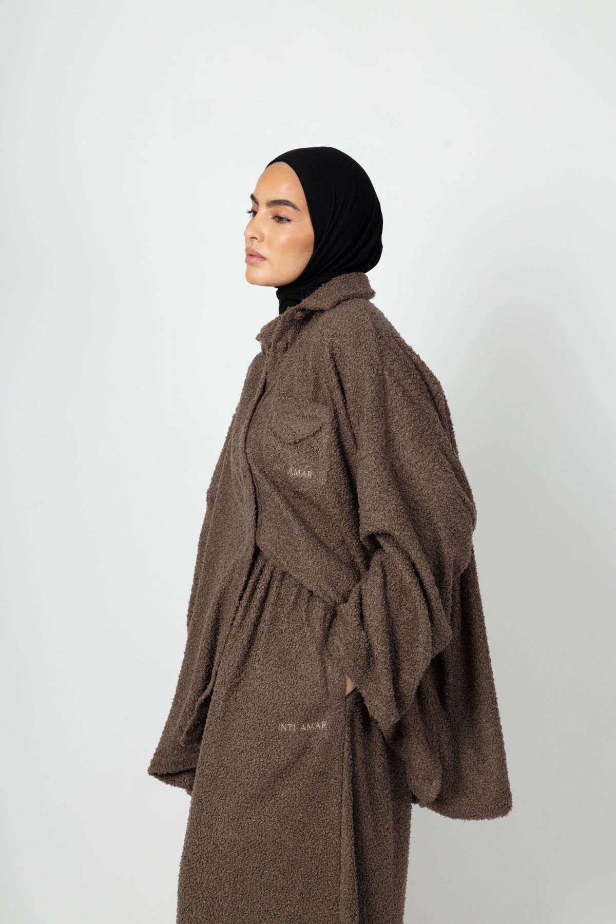 Wide Teddy Twinset - Mushroom Taupe