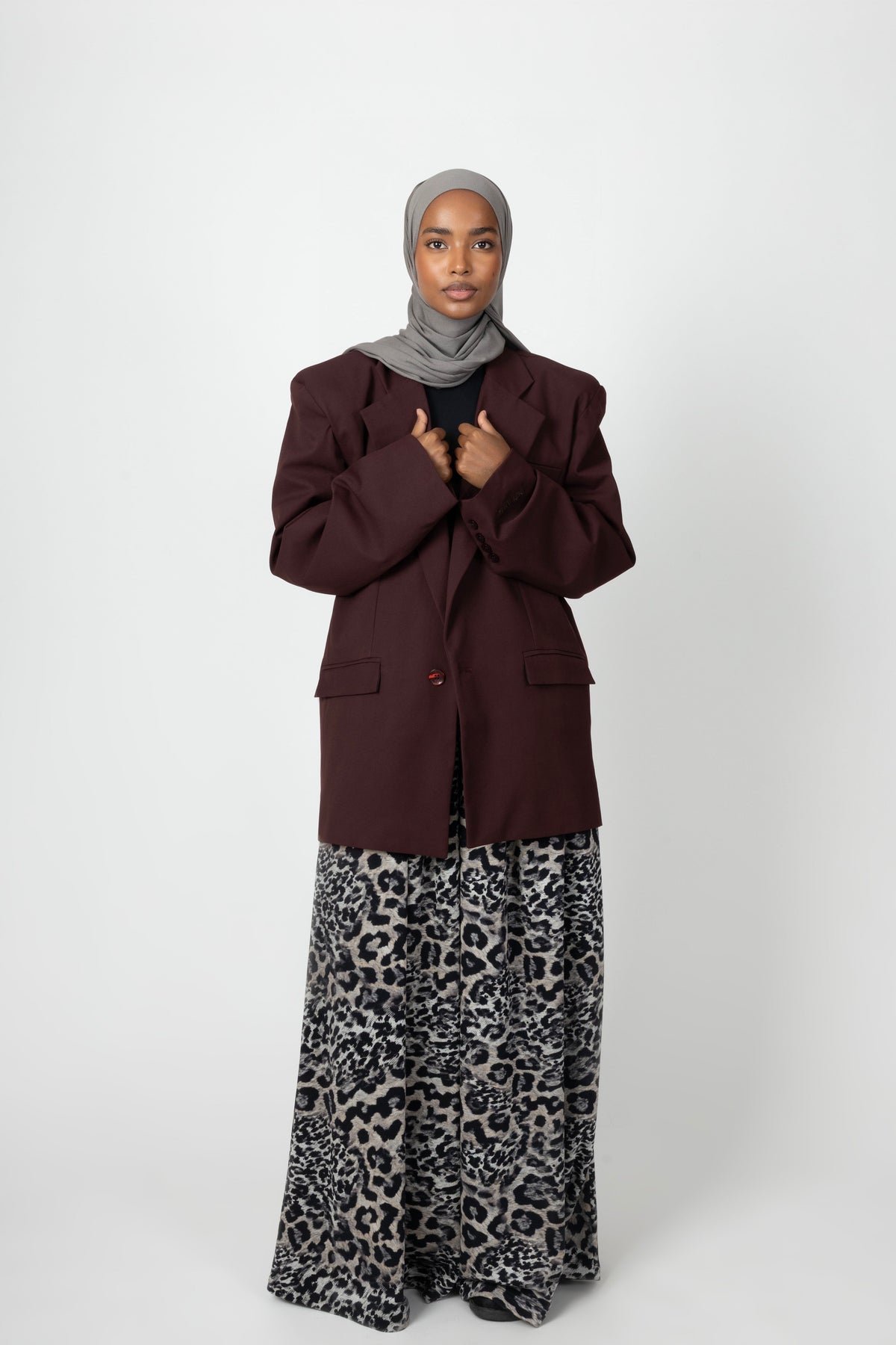 Statement Blazer - Bordeaux