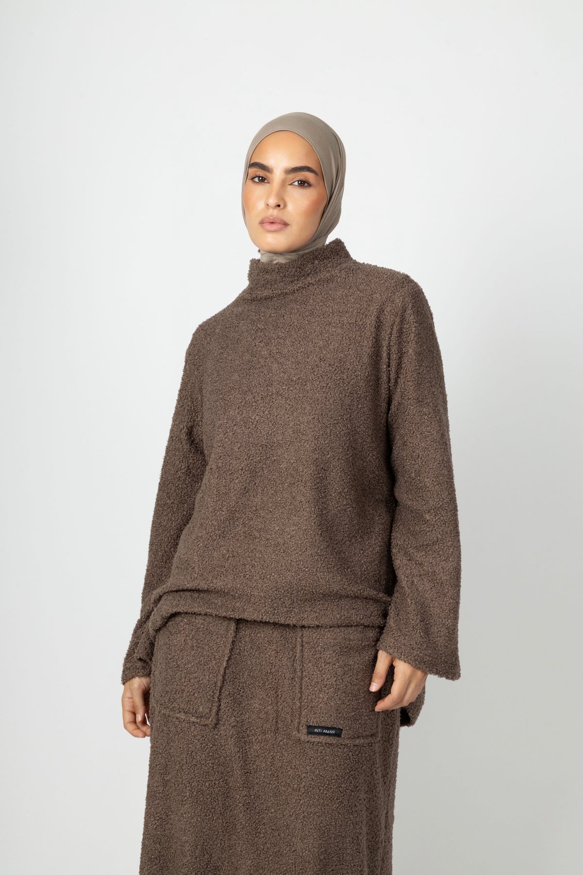 Teddy Co-ord Set - Mushroom Taupe