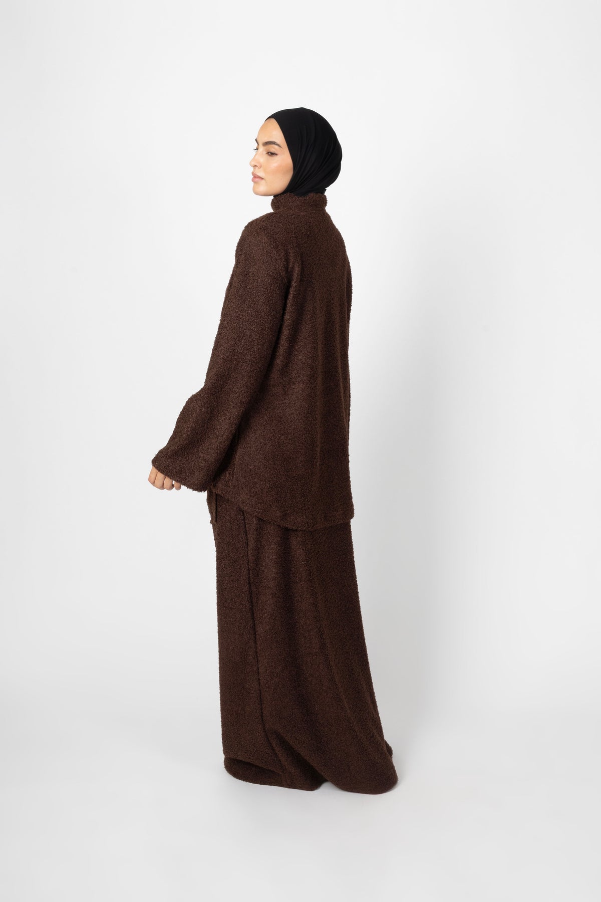 Teddy Co-ord Set - Chestnut Brown