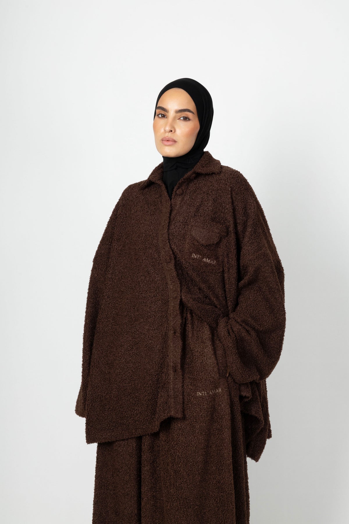 Wide Teddy Twinset - Chestnut Brown