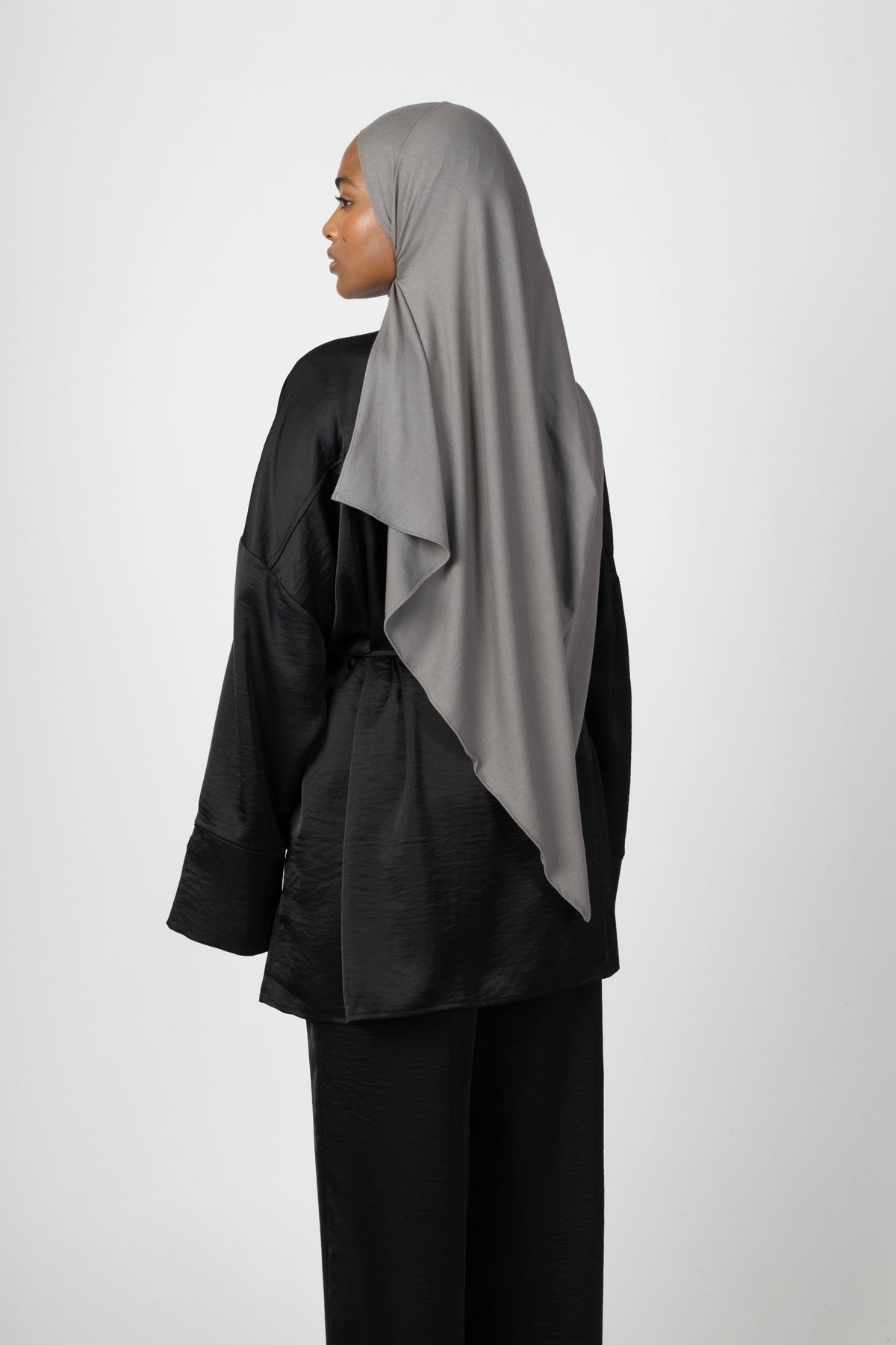 Silky Flow Blouse - Black