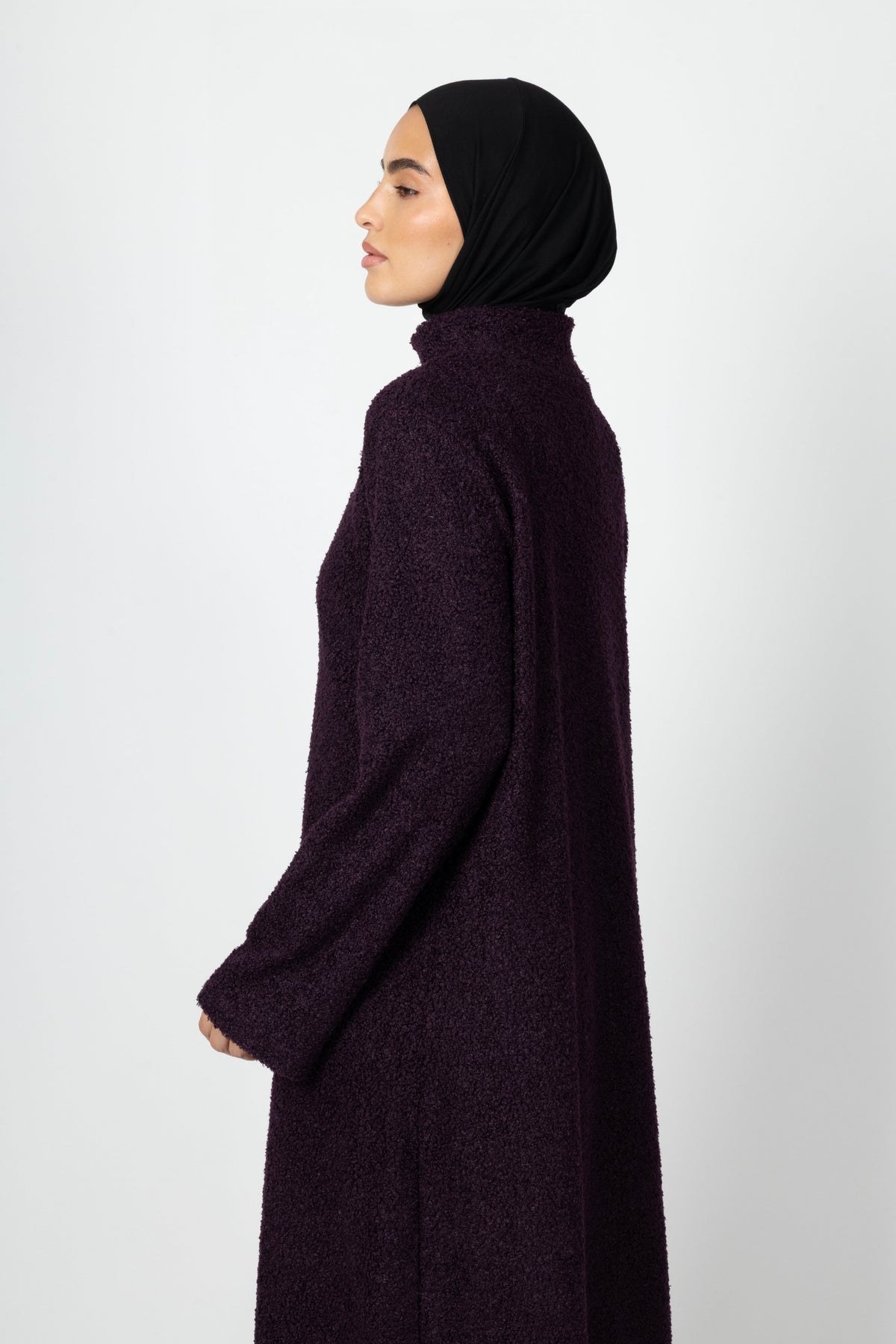 Teddy Dress - Deep Plum