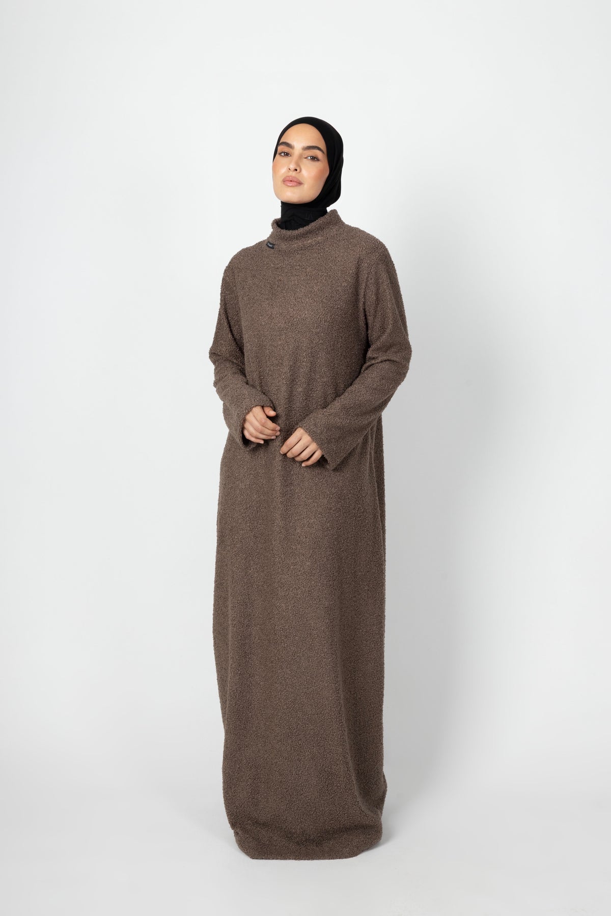 Teddy Dress - Mushroom Taupe