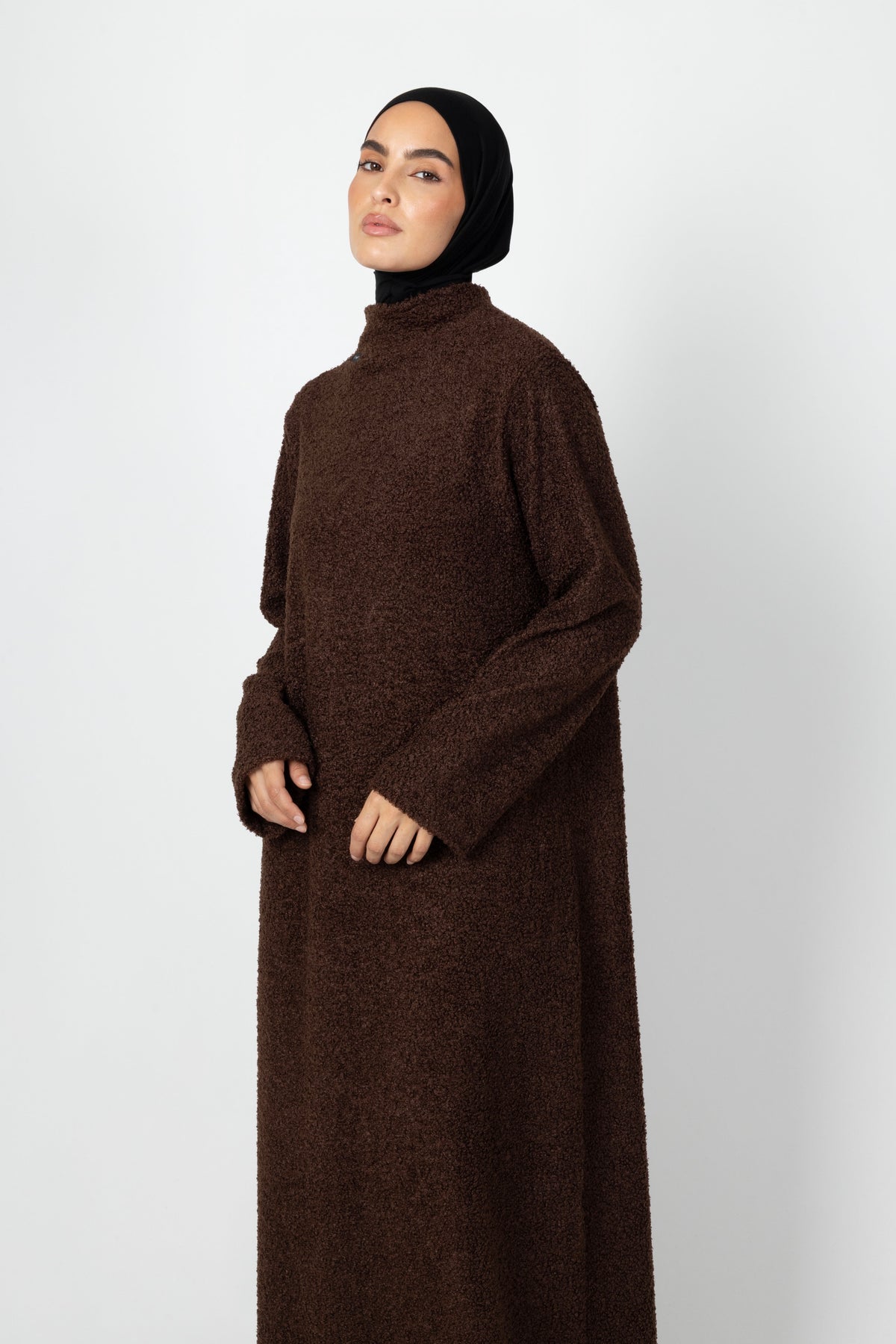 Teddy Dress - Chestnut Brown