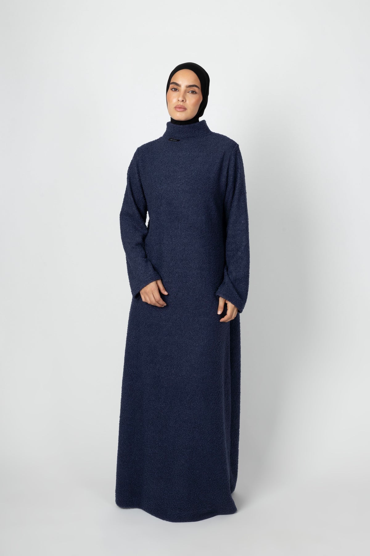 Teddy Dress - Dusty Navy