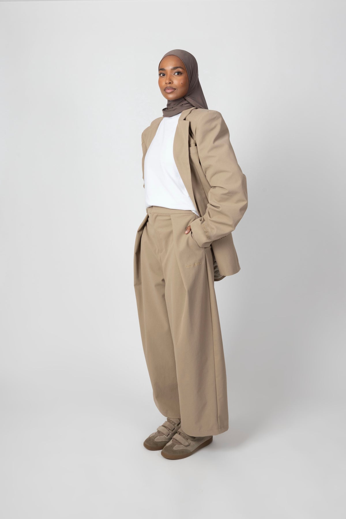 Statement Trousers - Sand