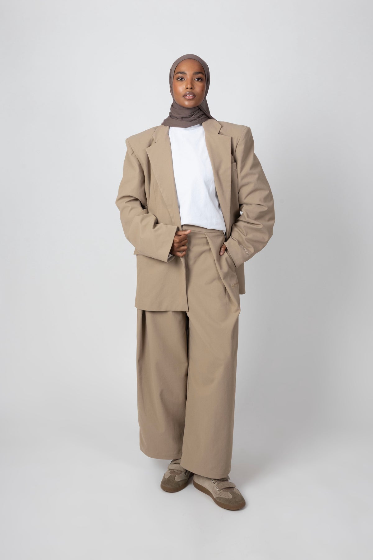 Statement Trousers - Sand