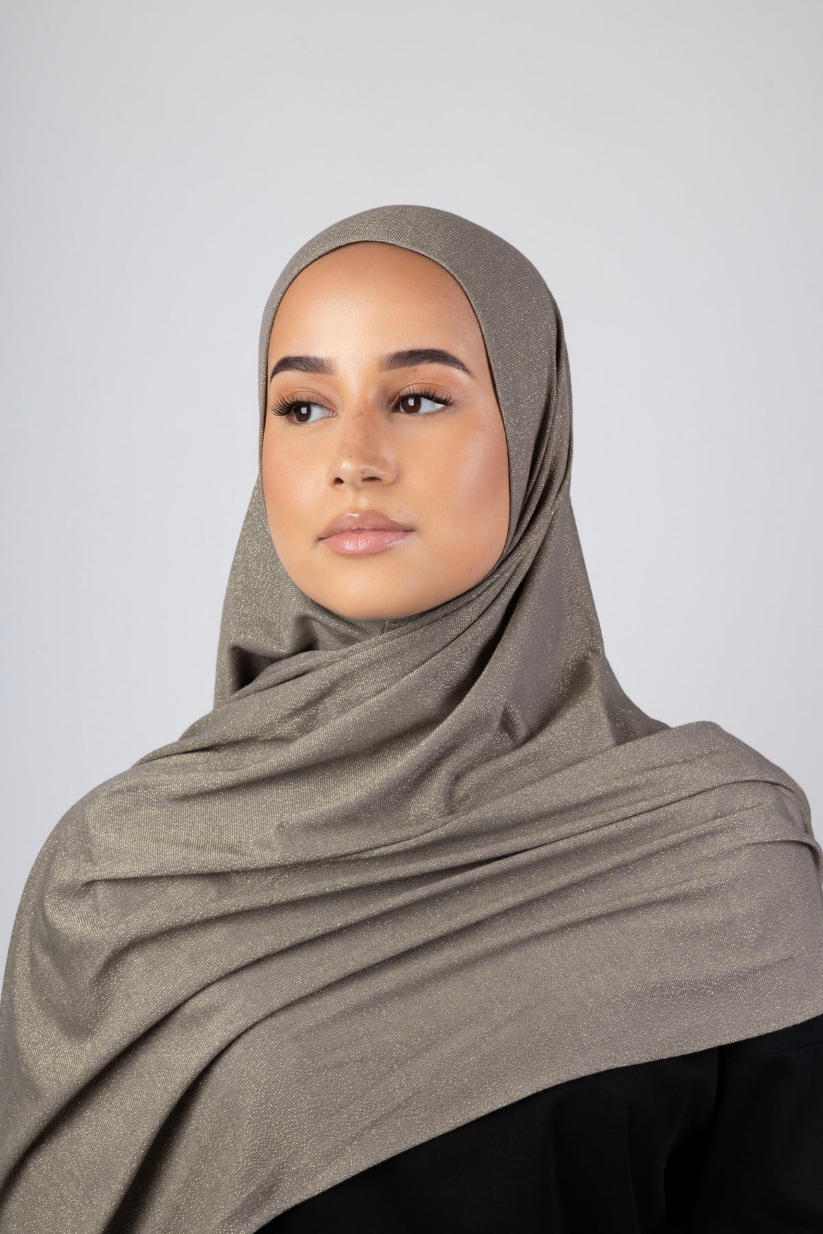 Luma Glow Hijab - Olive