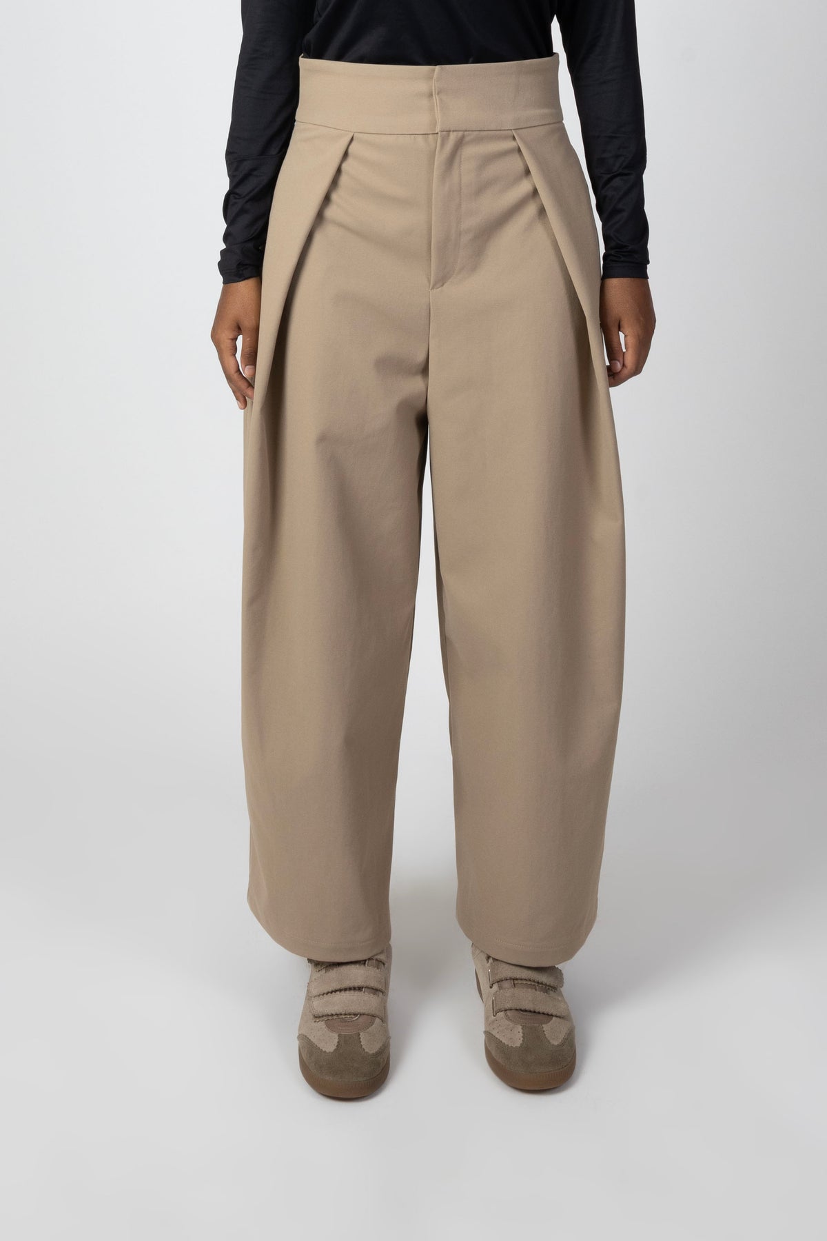 Statement Trousers - Sand