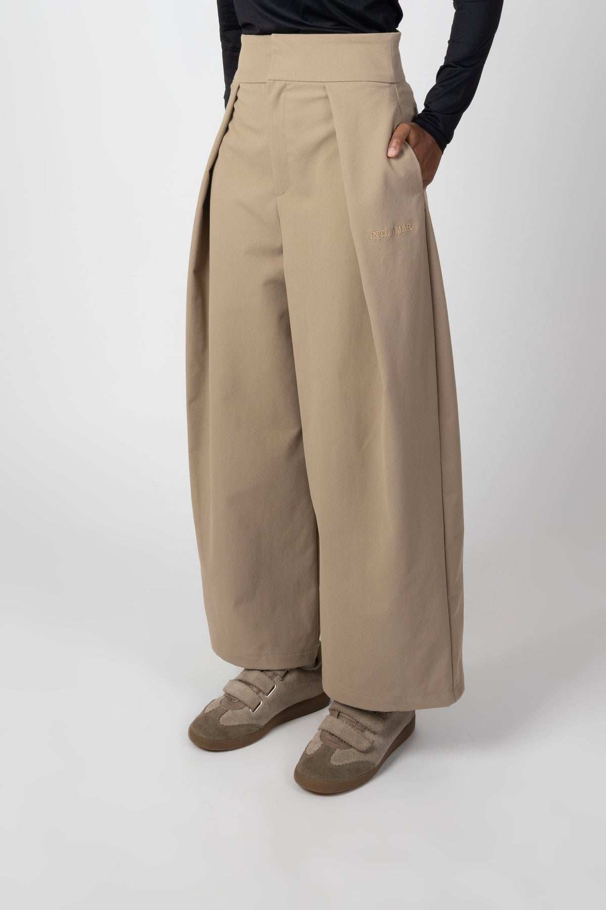 Statement Trousers - Sand