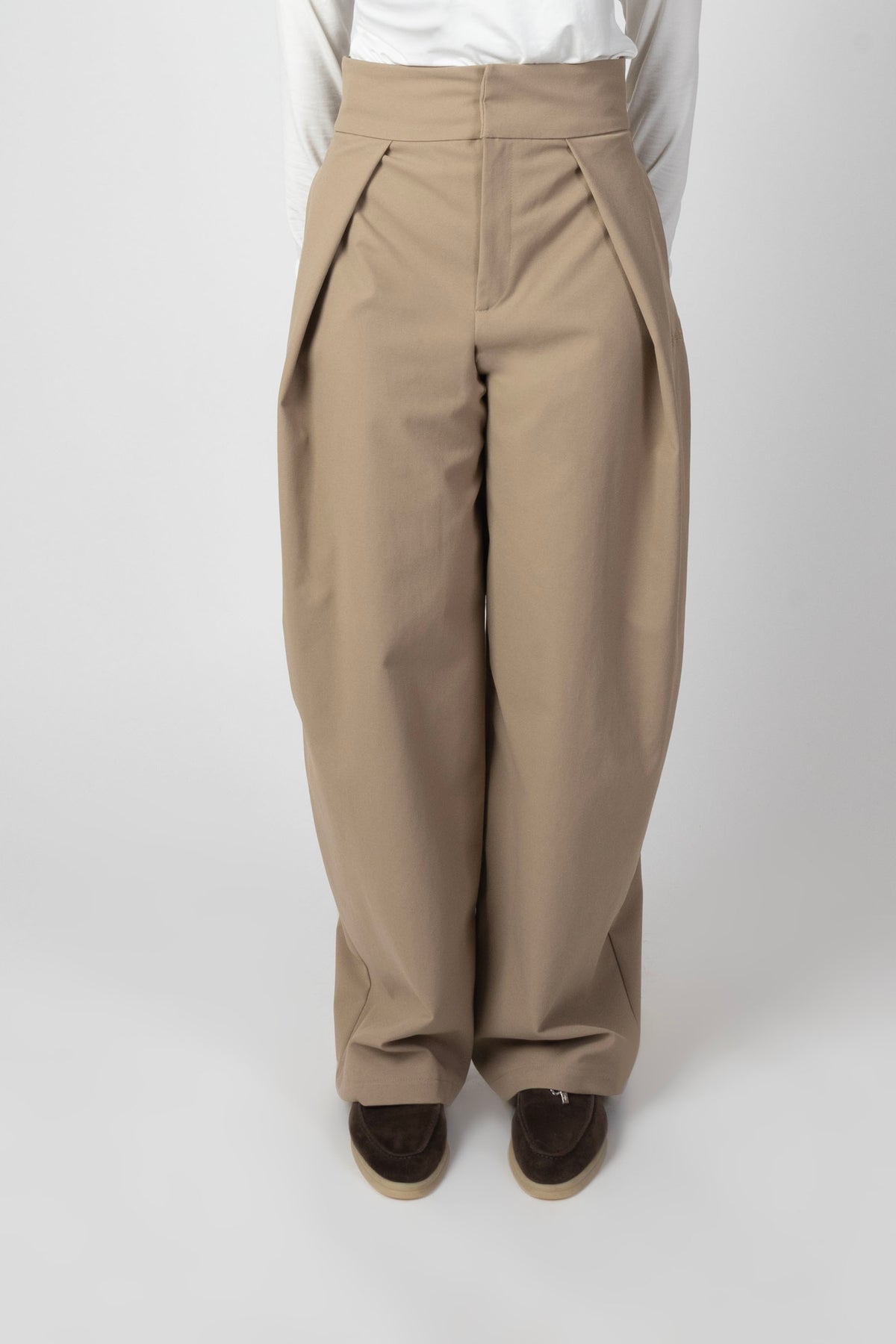 Statement Trousers - Sand