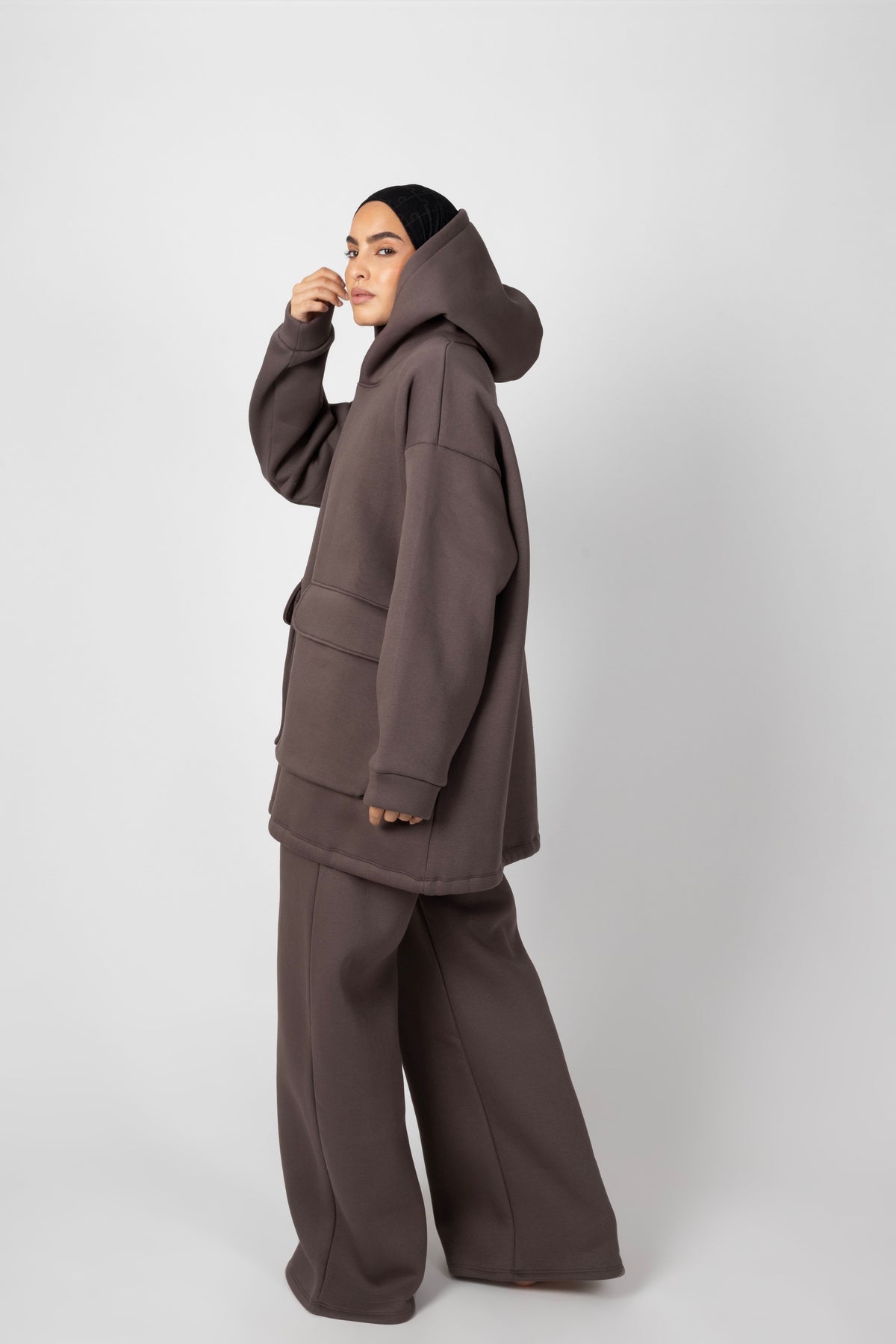 Soft Lounge Pocket Hoodie - Mushroom