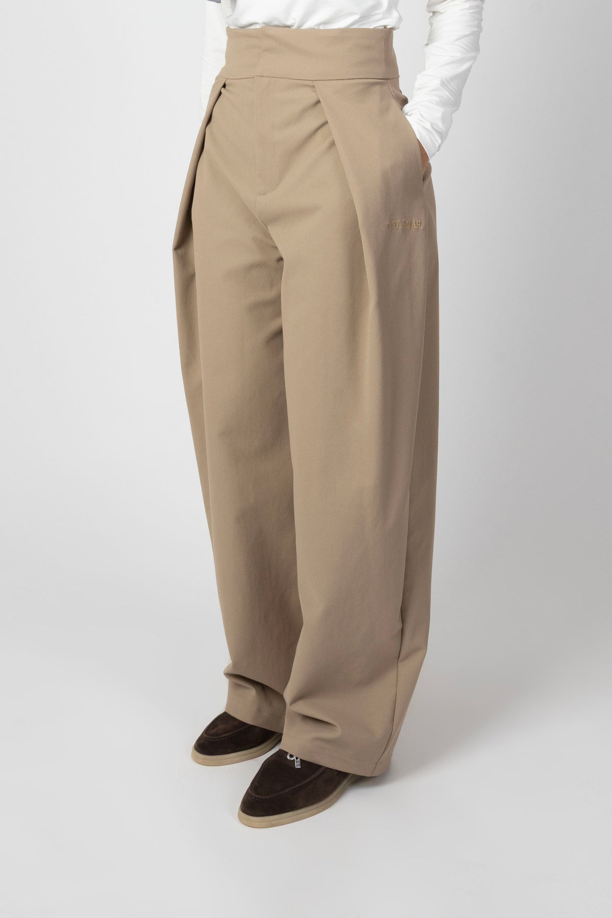 Statement Trousers - Sand