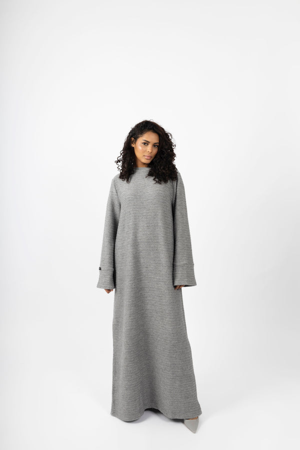 ABAYA Knitted - Grey