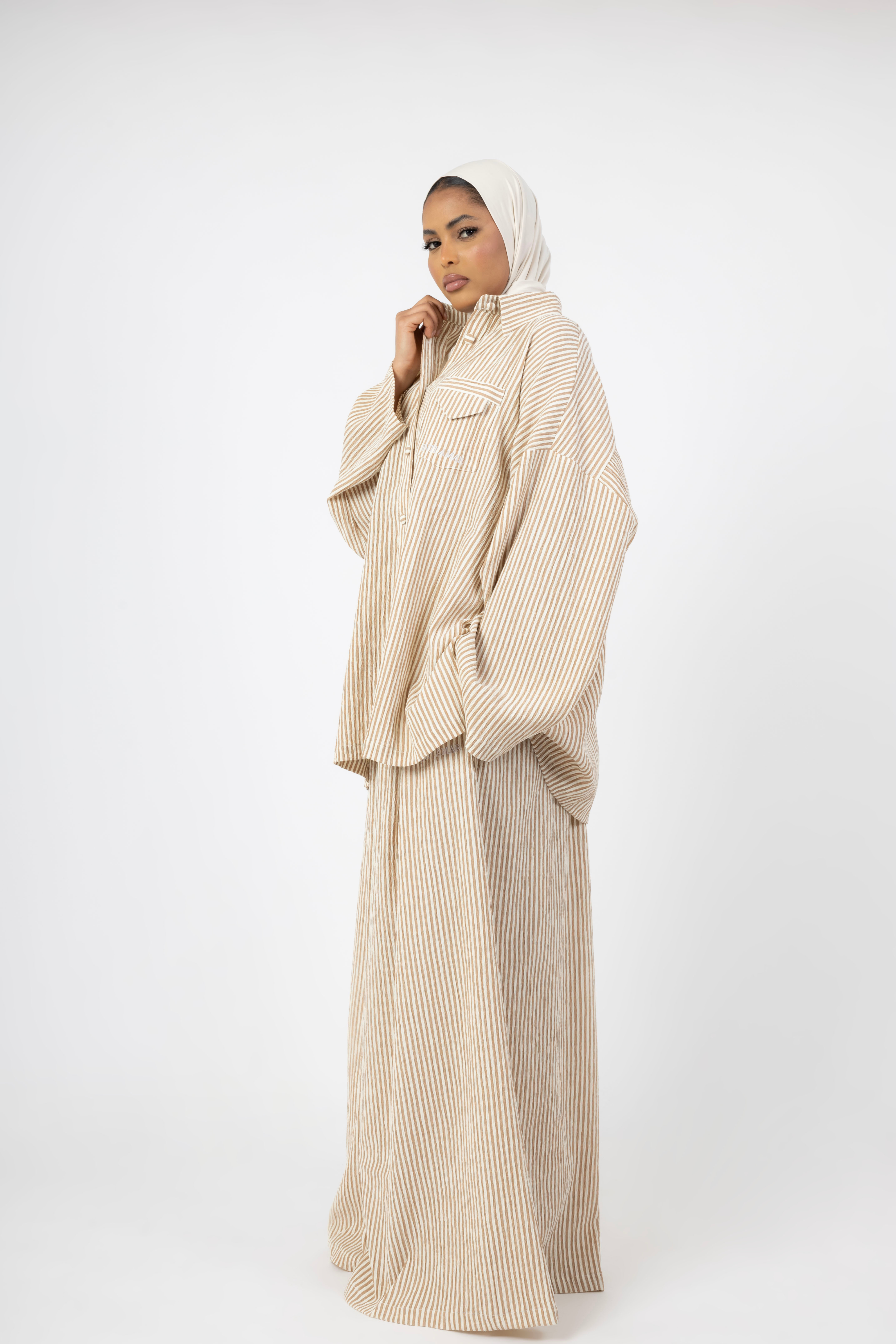 Solea Stripe Twinset - Dune