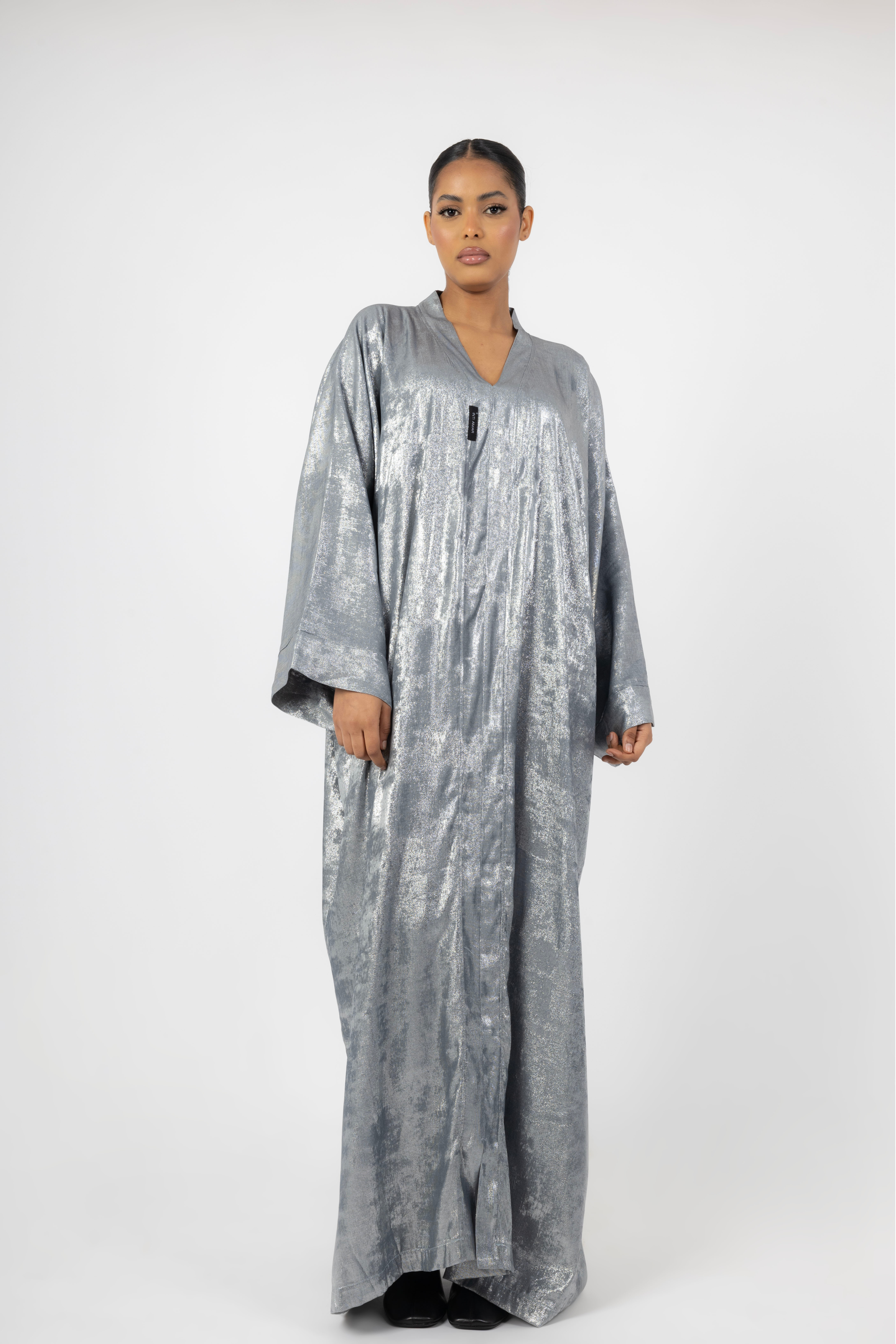 Abaya - Grey Shimmer