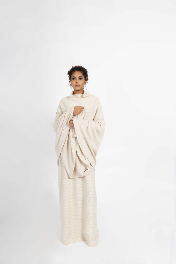 Poncho/Khimar - Nude