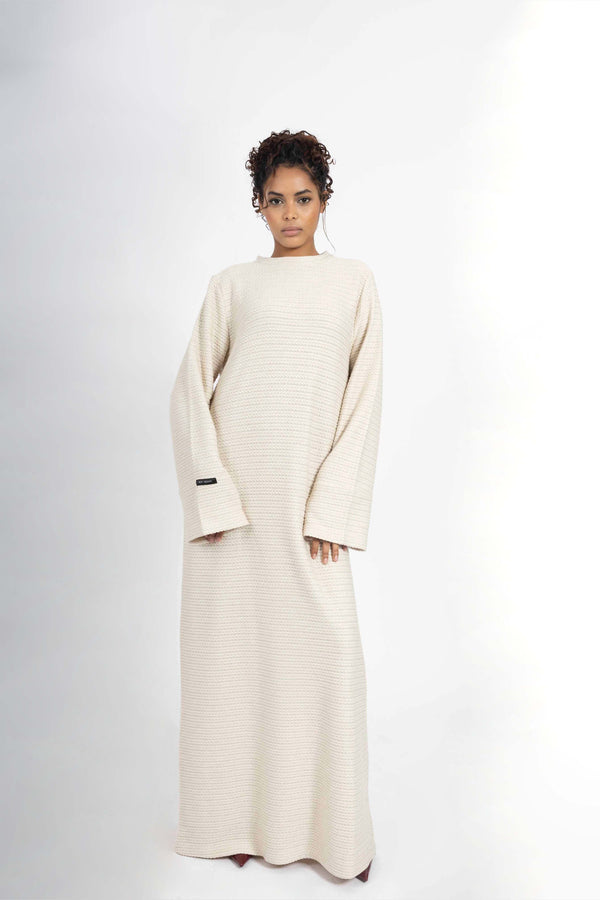 ABAYA Knitted - Nude