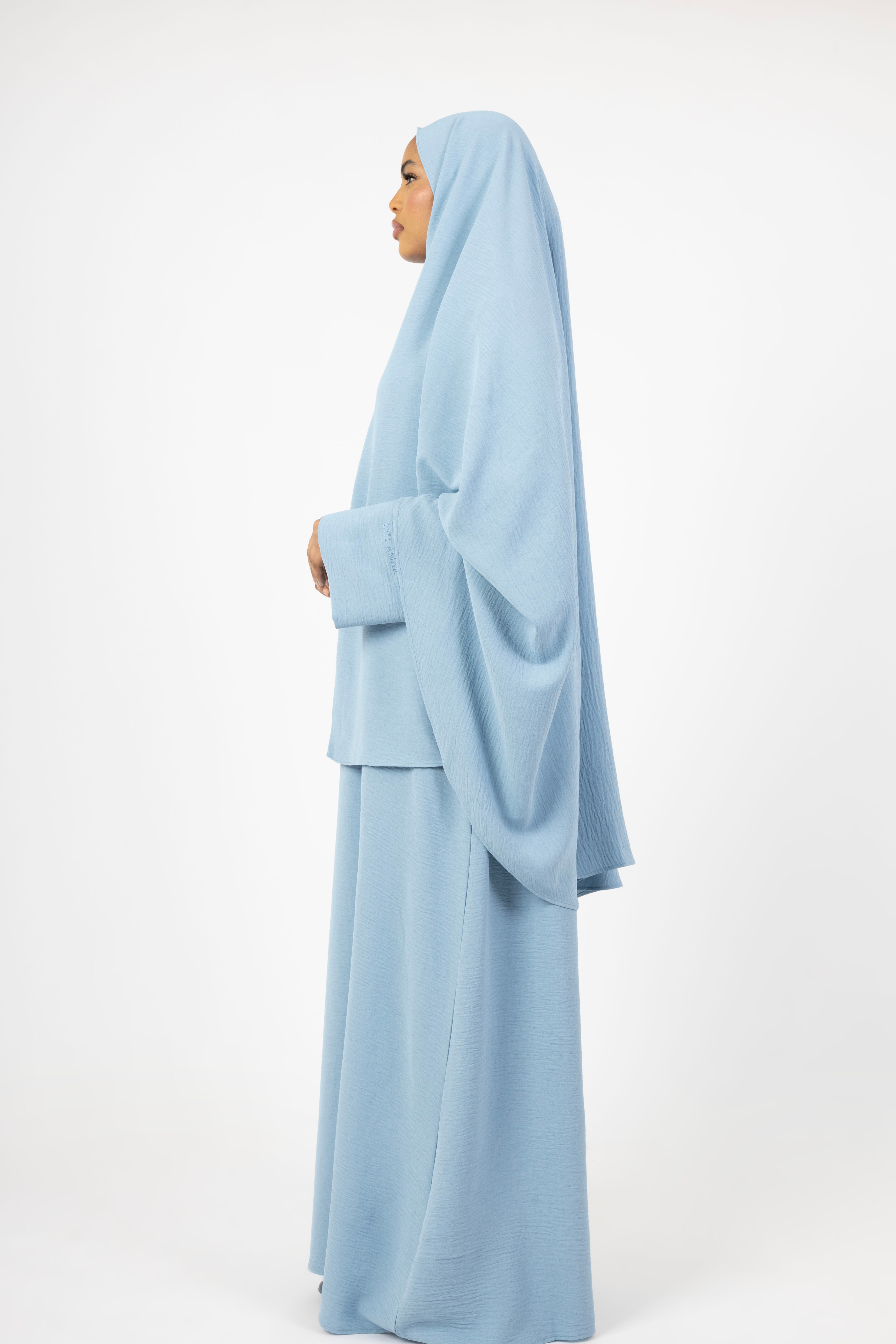 Essence Khimar Set - Baby Blue
