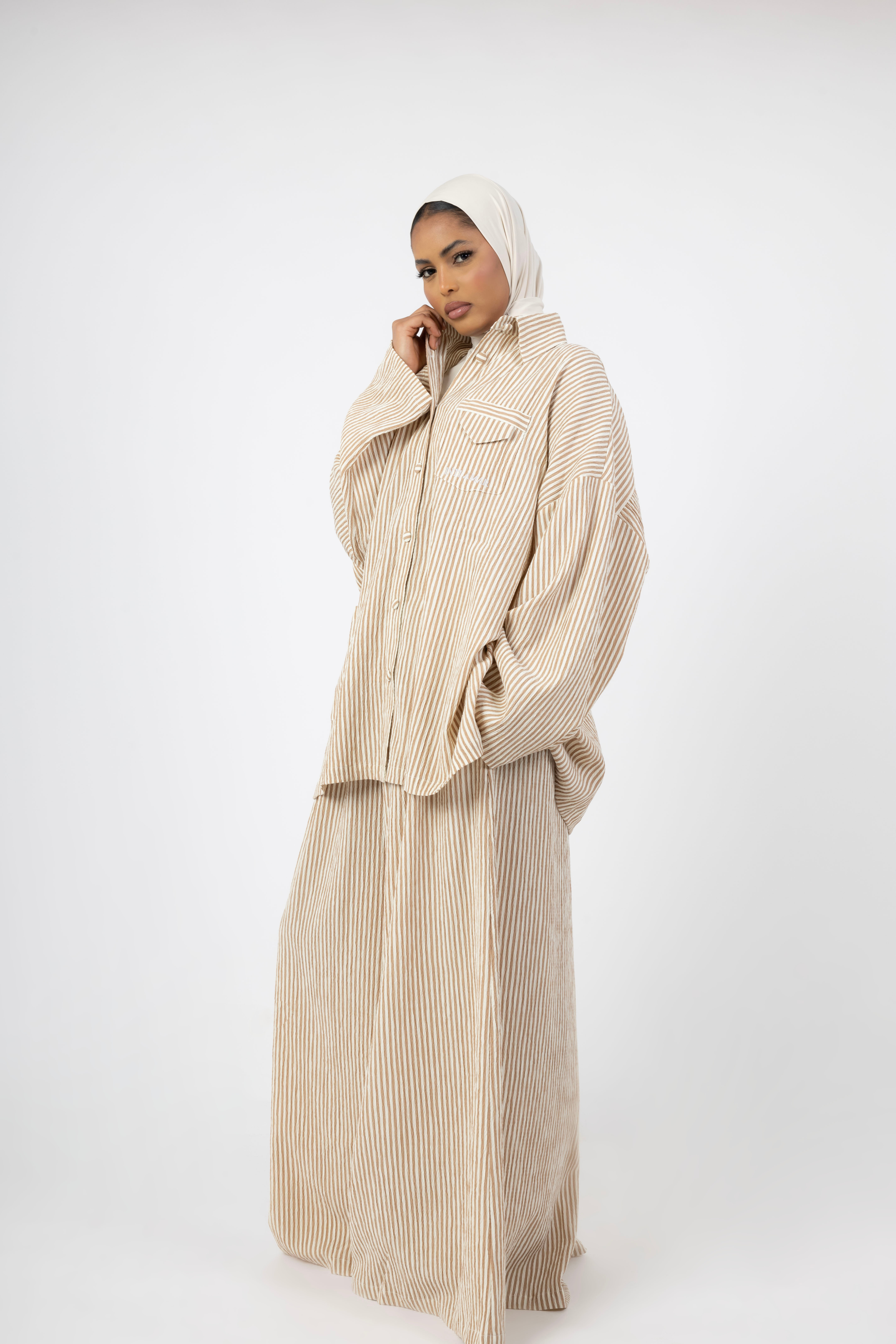 Solea Stripe Twinset - Dune