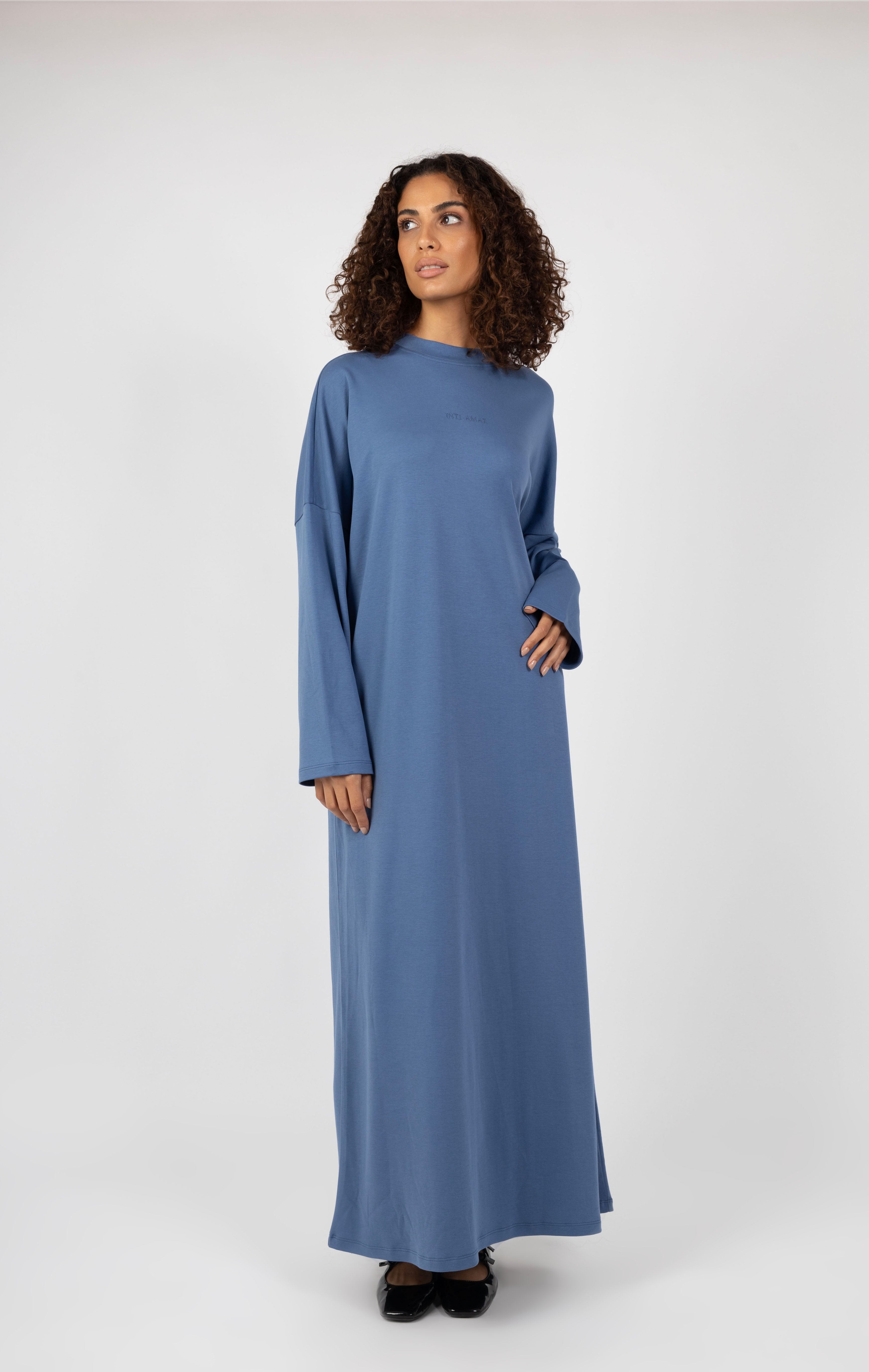 Cotton Dress - Indigo