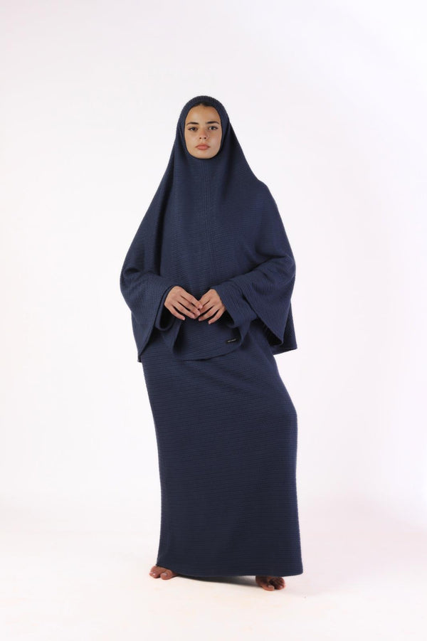 Poncho/Khimar - Dark Blue