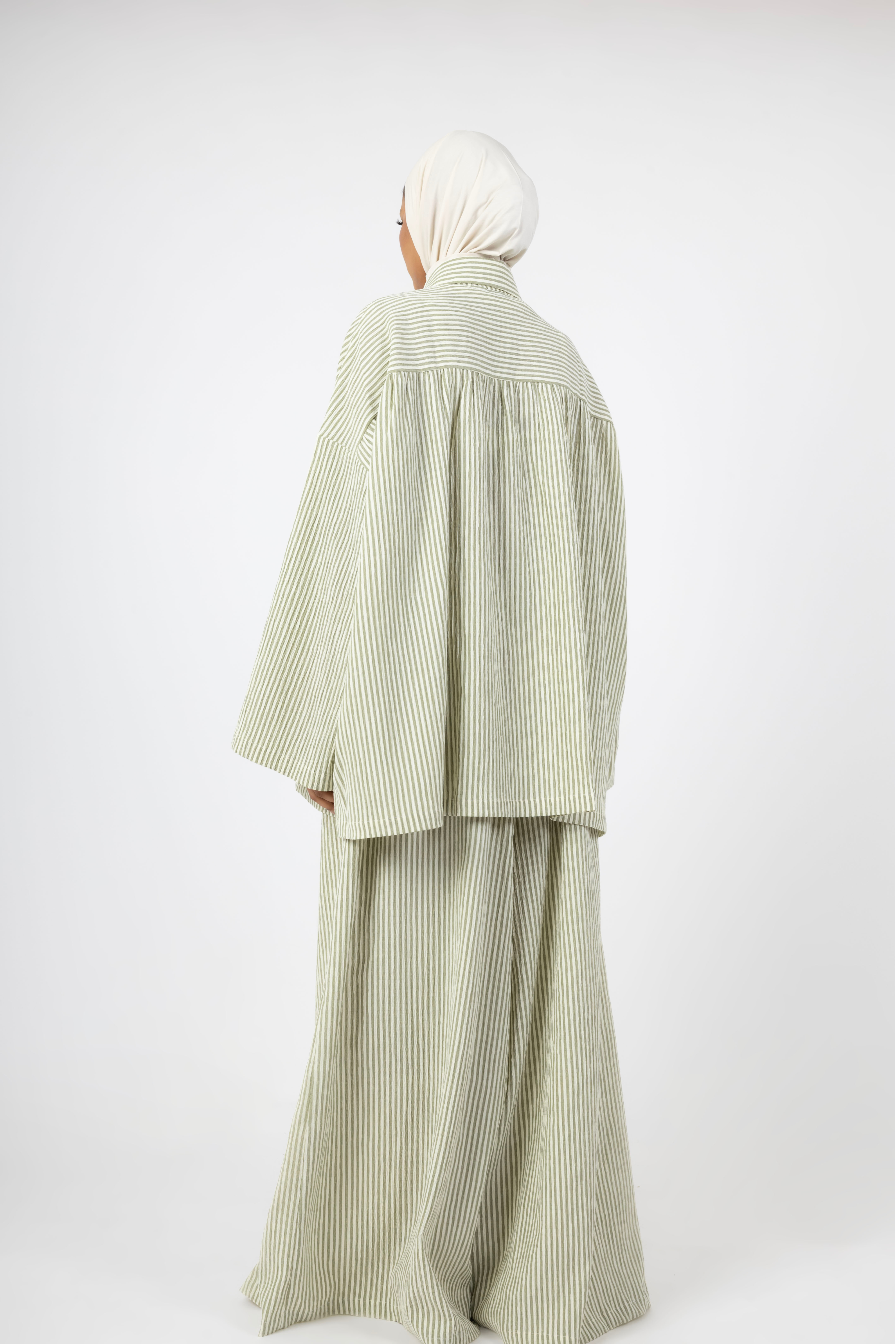 Solea Stripe Twinset - Moss