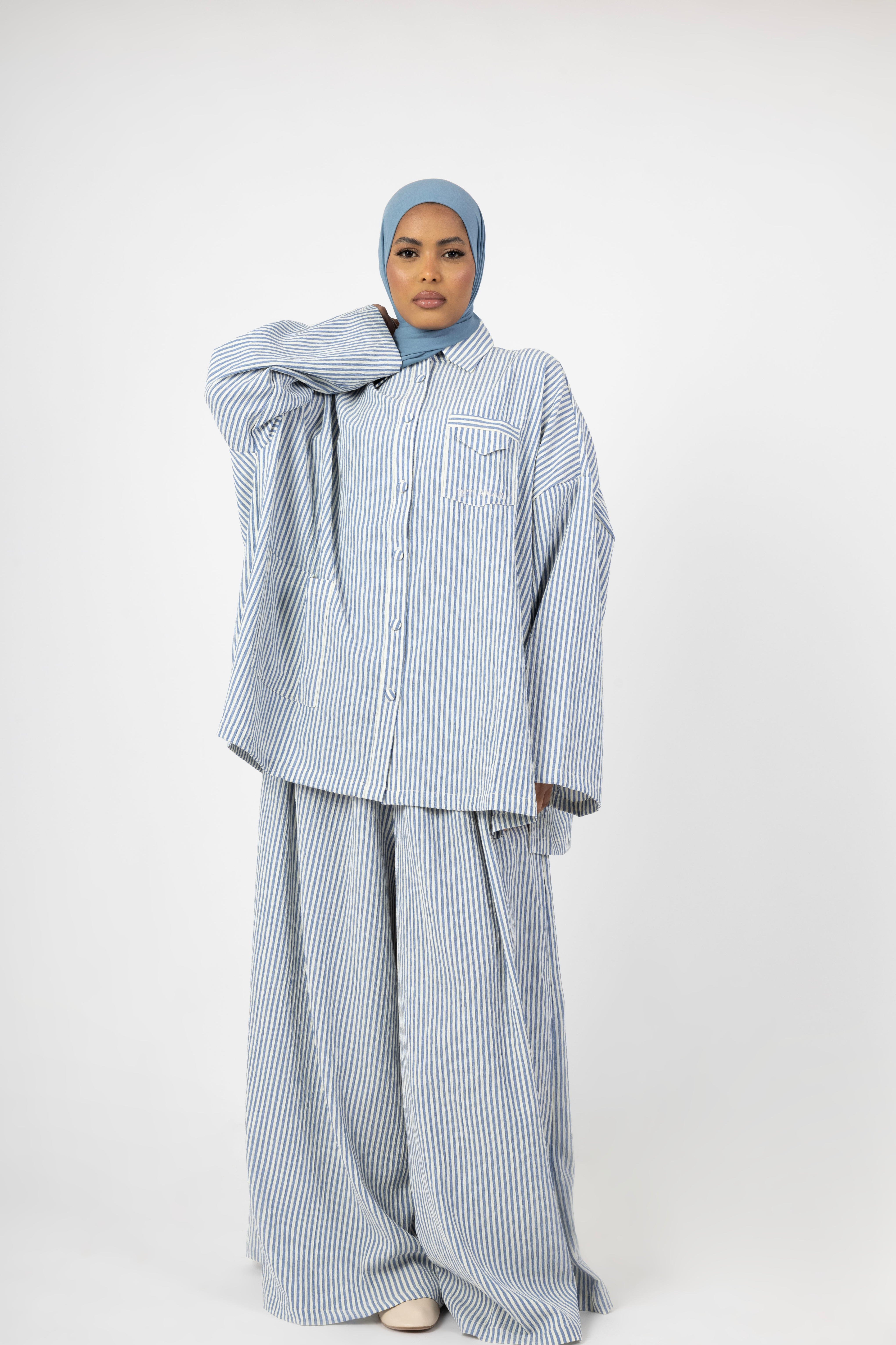 Solea Stripe Twinset - Coast