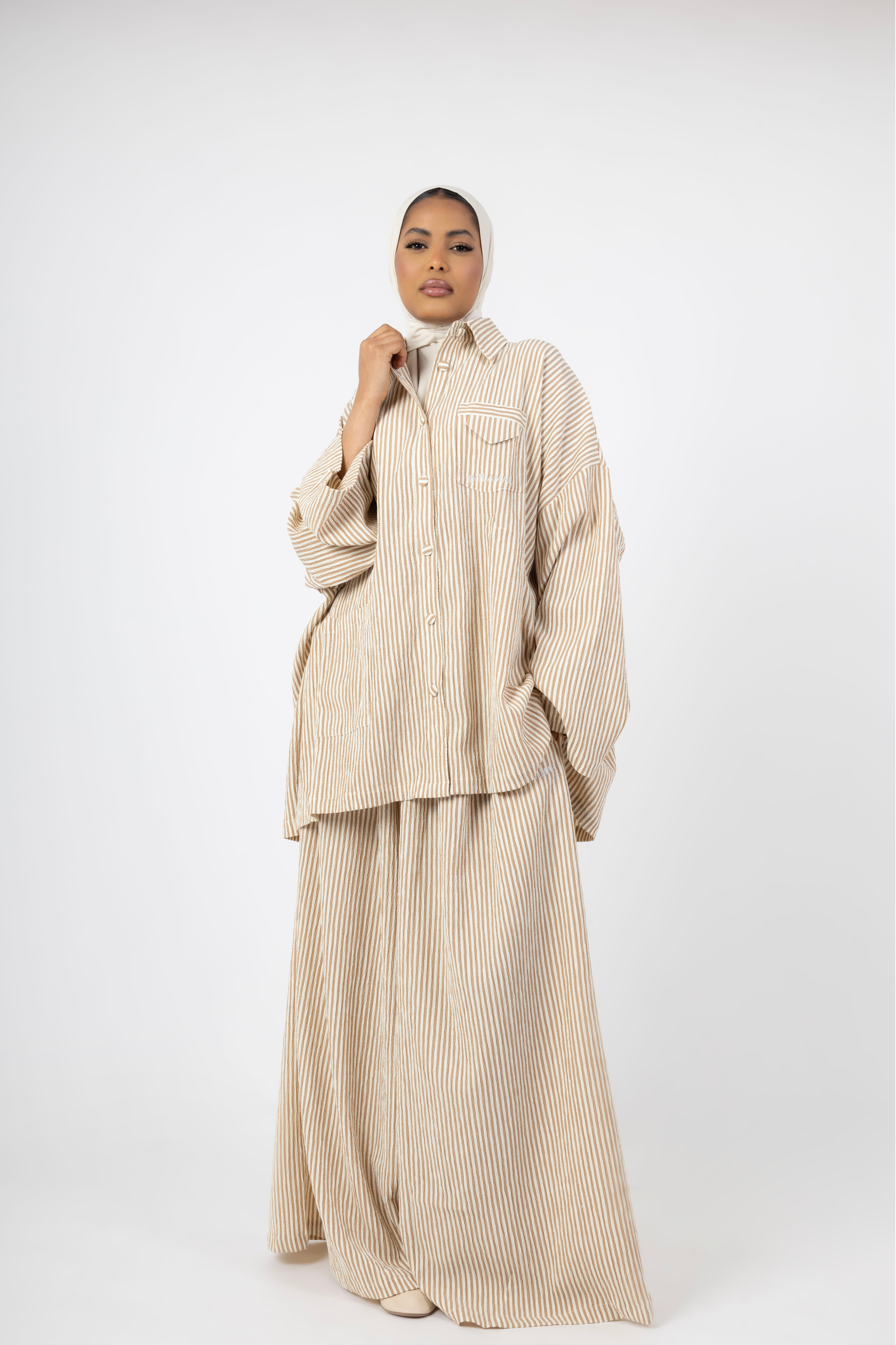 Solea Stripe Twinset - Dune
