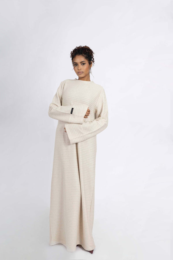 ABAYA Knitted - Nude