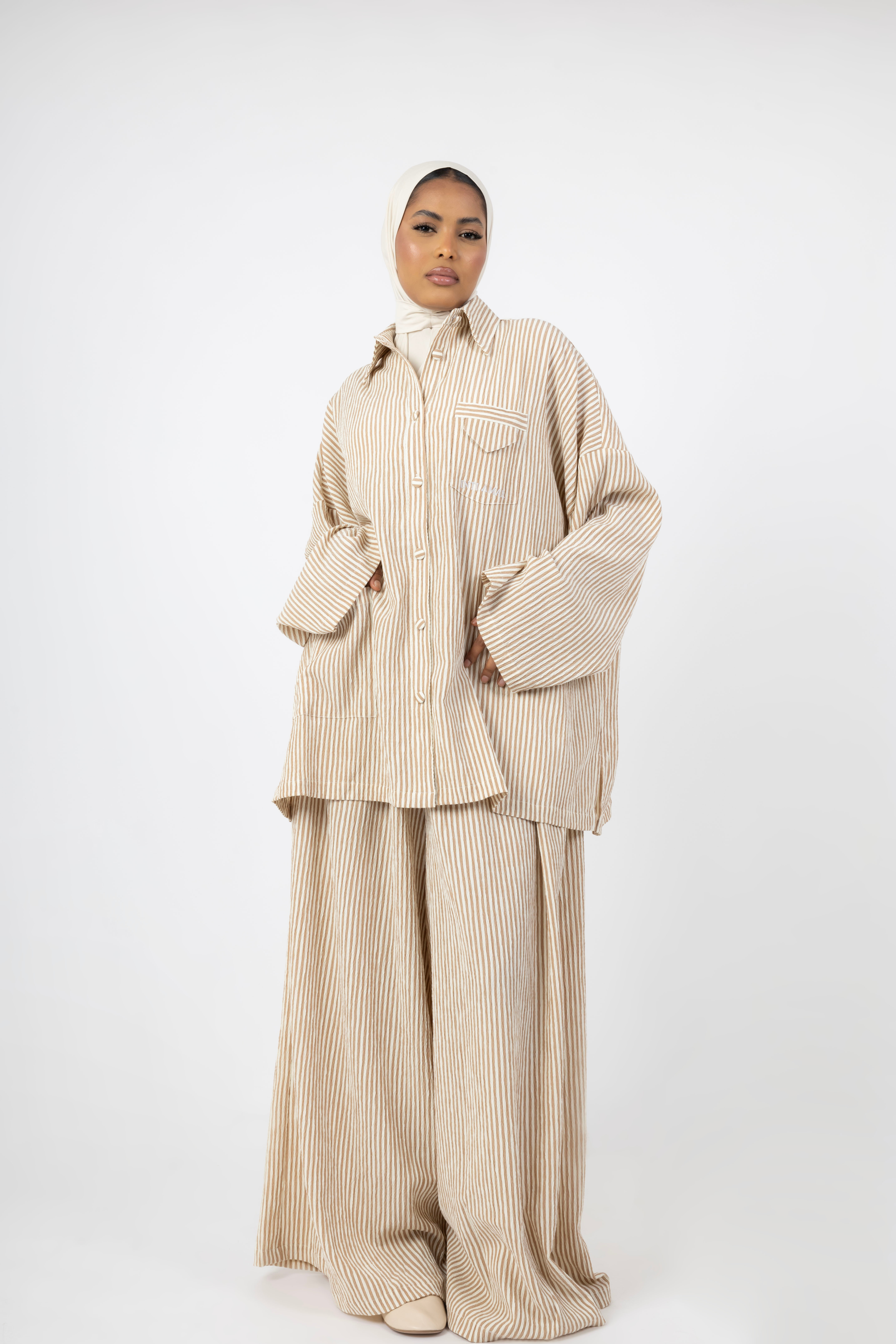 Solea Stripe Twinset - Dune