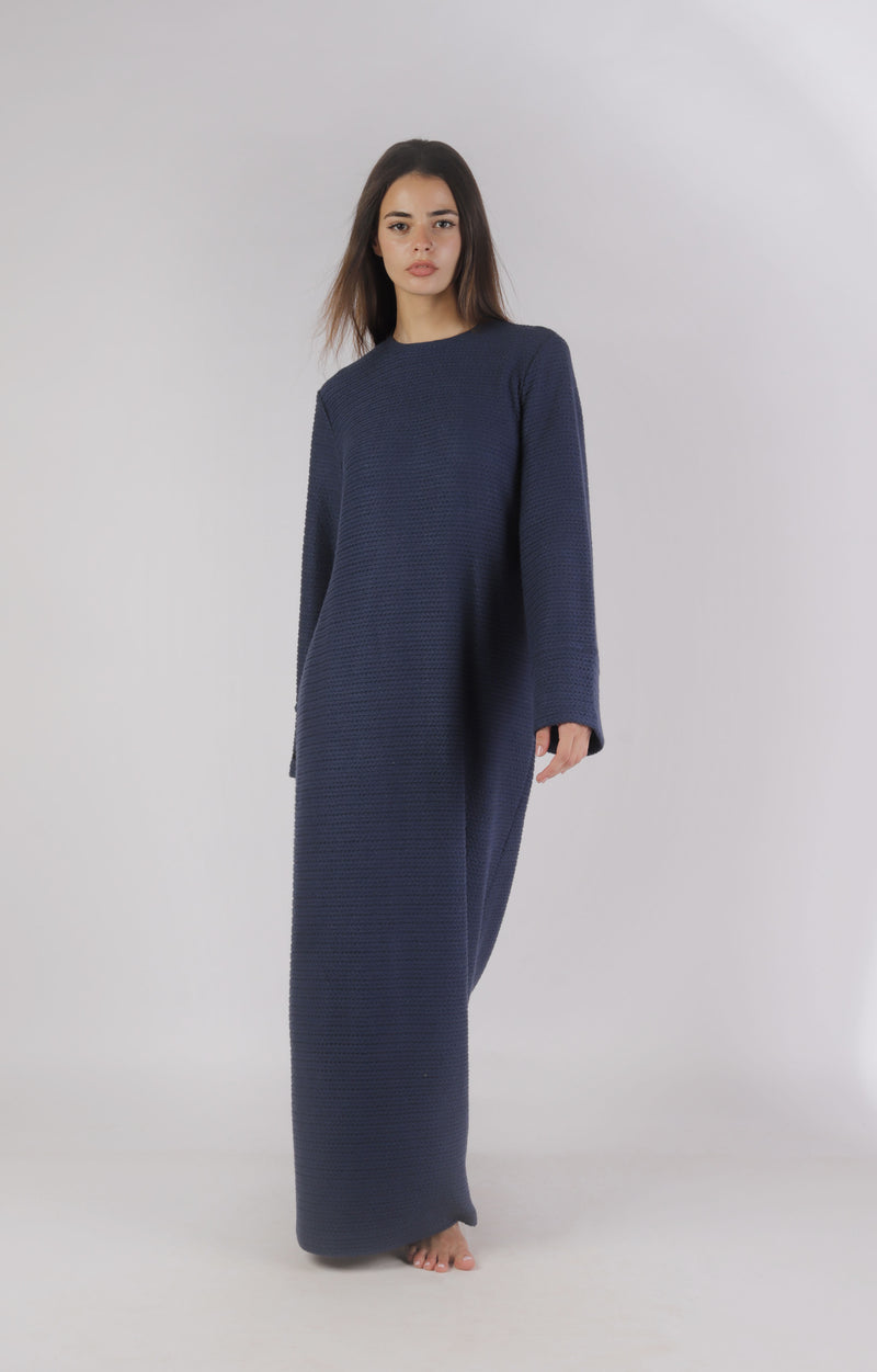 ABAYA Knitted - Dark Blue