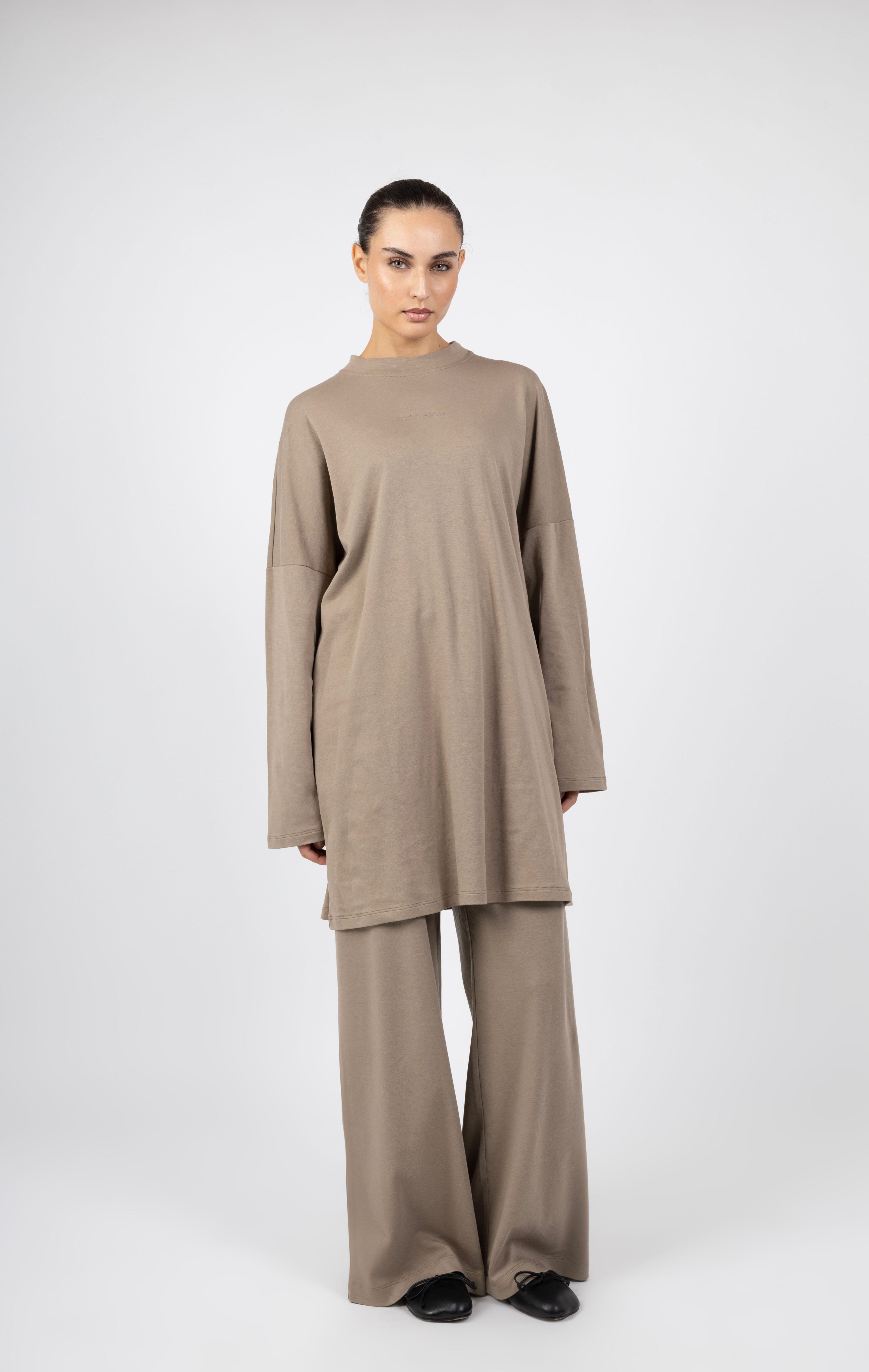Cotton Co-ord - Taupe