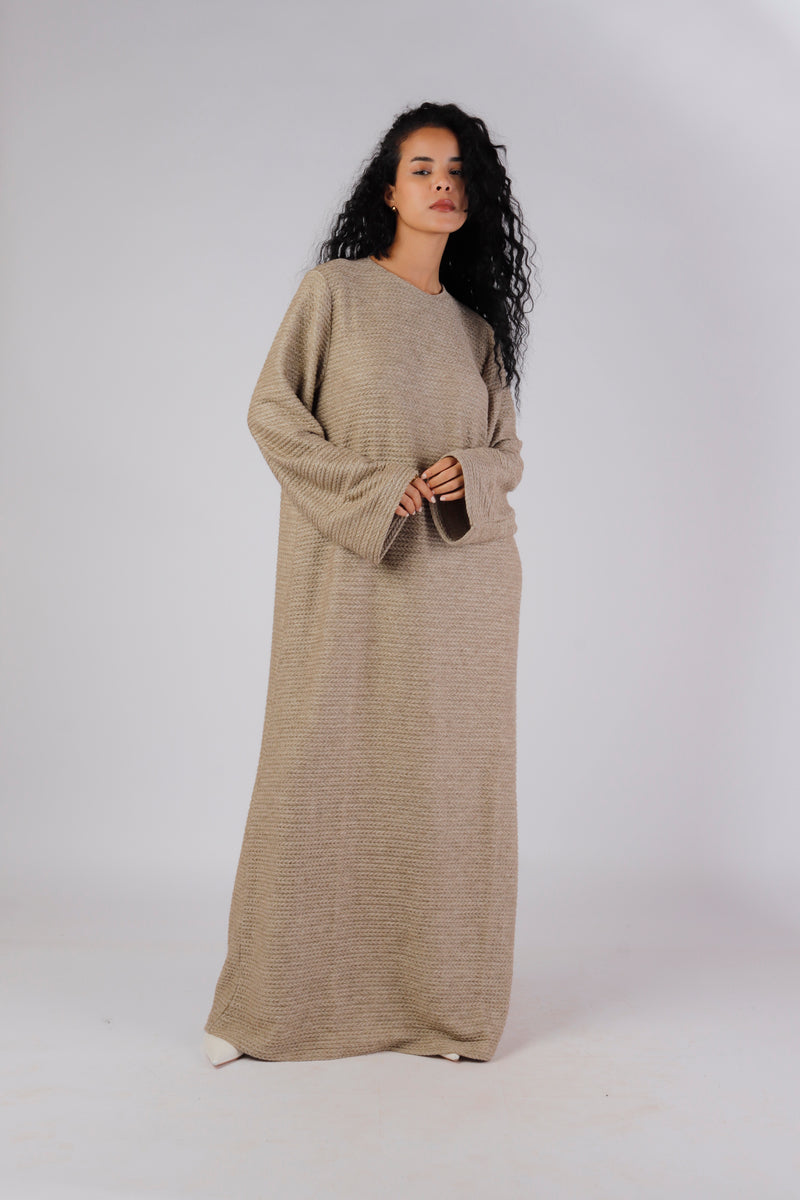 ABAYA Knitted - Desert