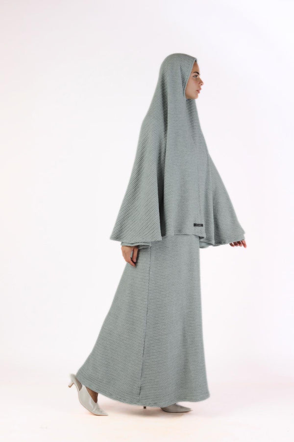 Poncho/Khimar - Turquoise