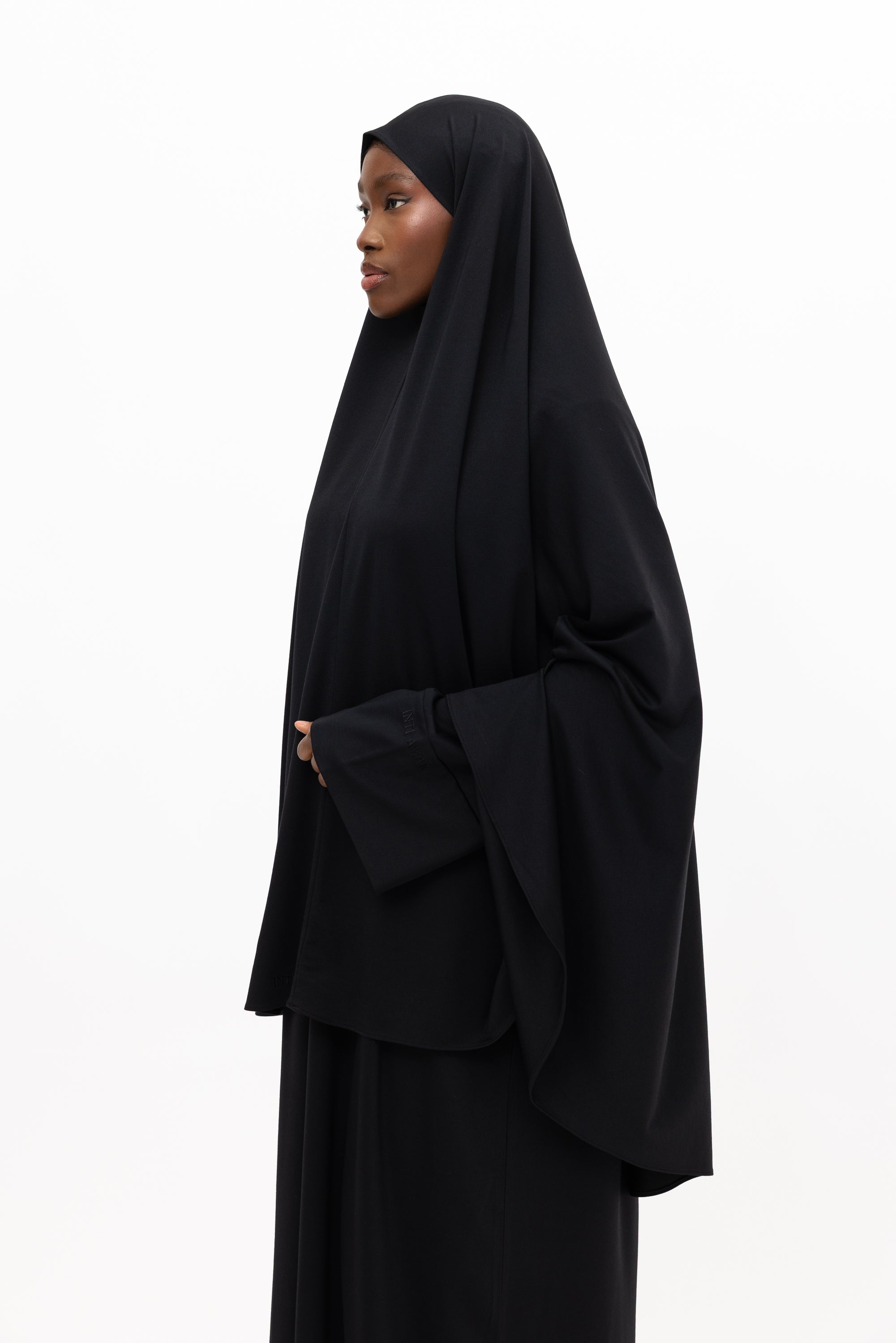 Bamboo Khimar Set - Noir