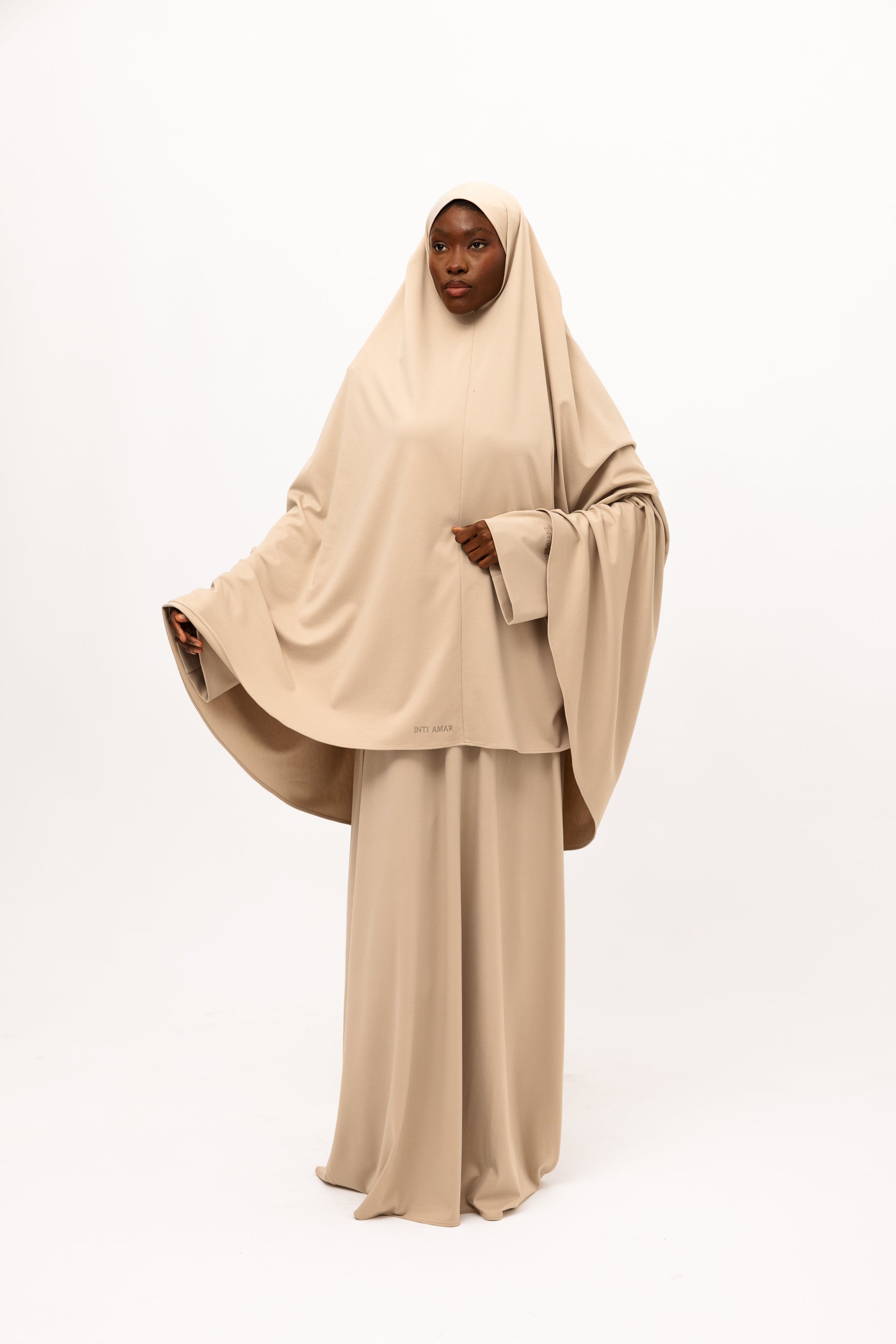 Bamboo Khimar Set - Silk Sand
