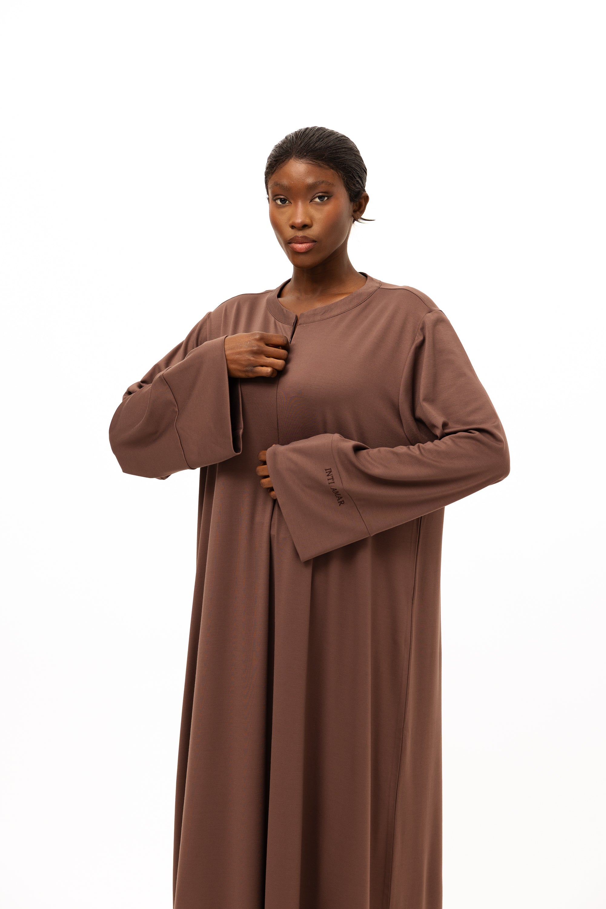 Bamboo Khimar Set - Coffee
