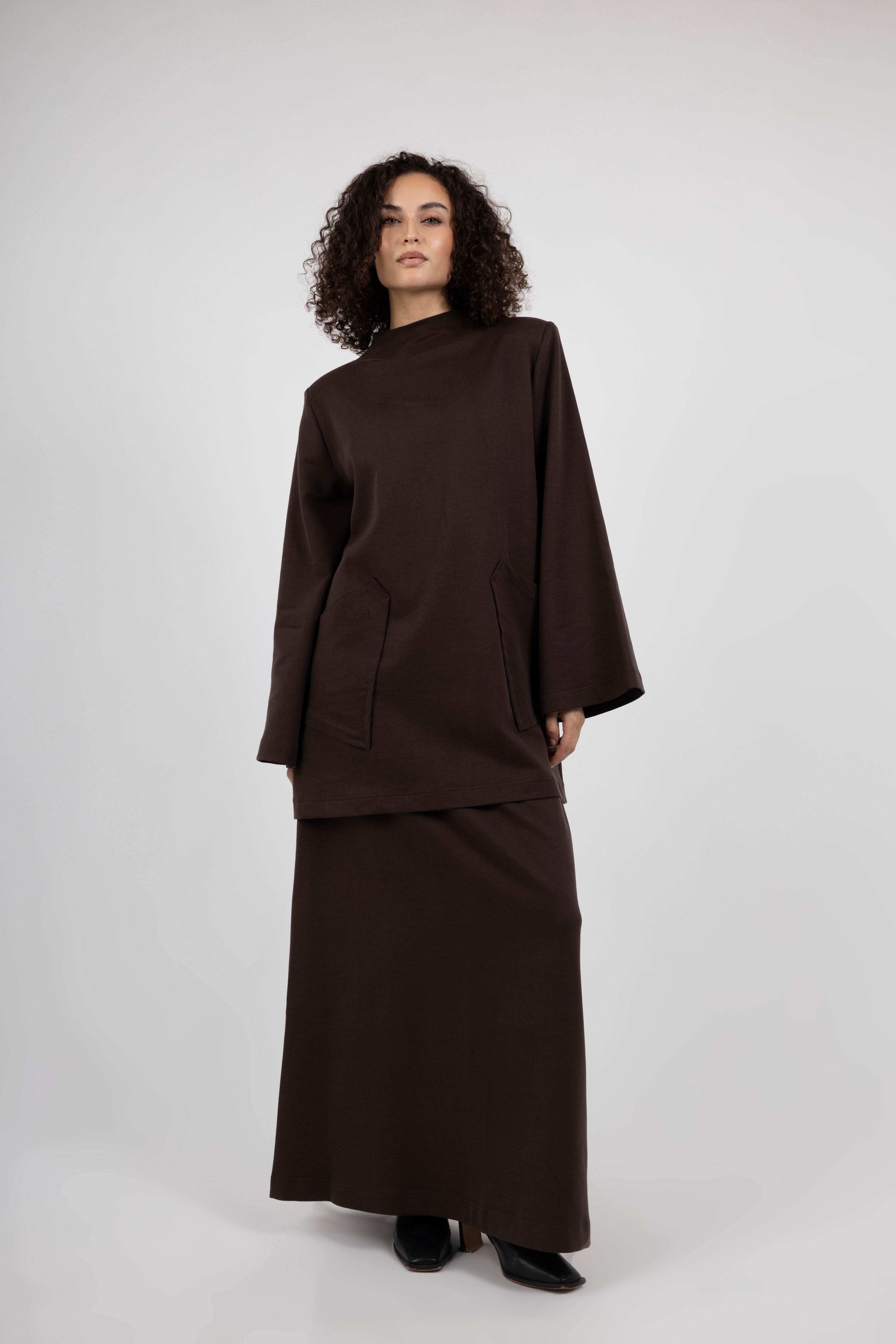 Atelier High Neck Set – Walnut